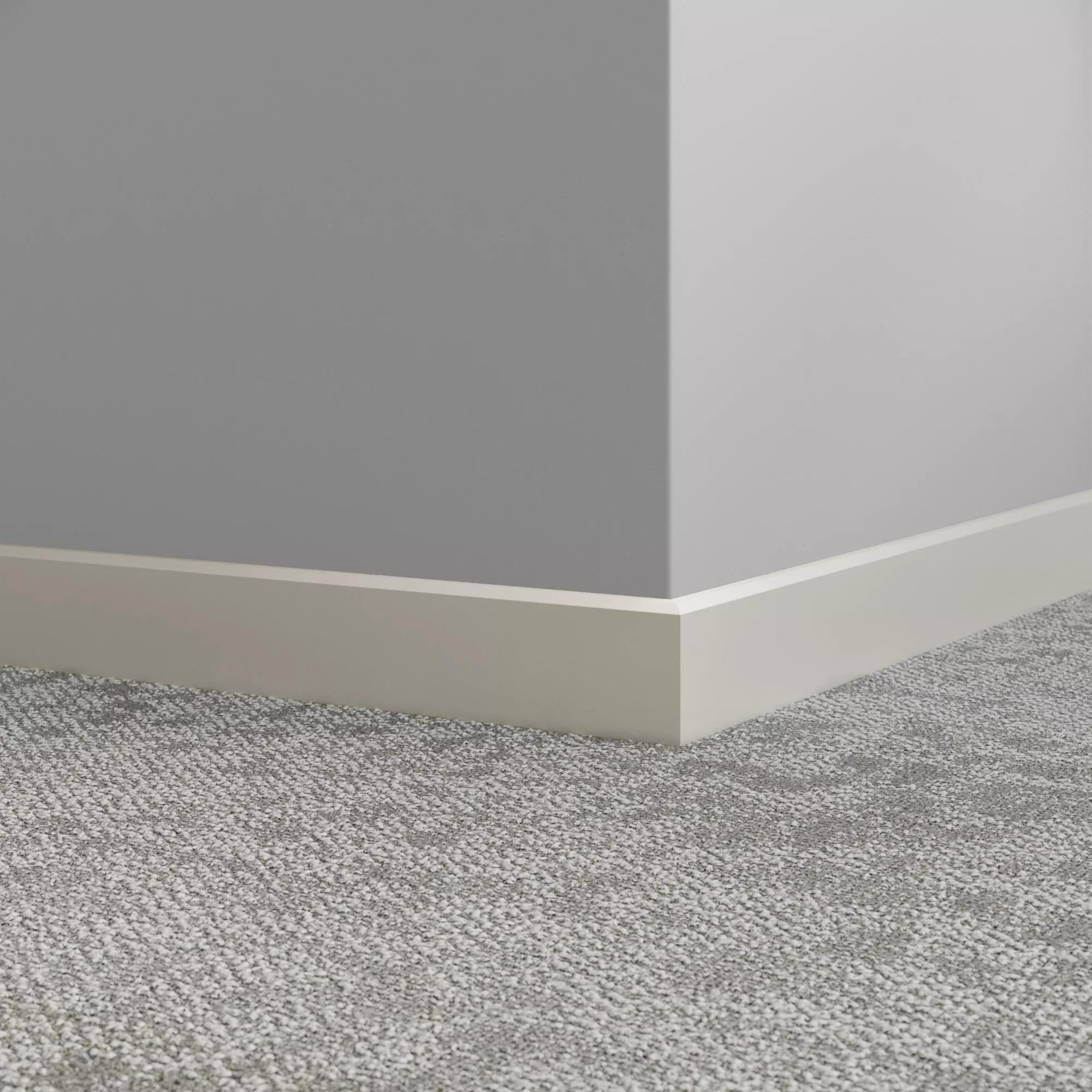 Tarkett / Johnsonite Millwork Mandalay 2-1/2" 77 Pearl 2.5" x 8' by 3/8" (40 LF/box)