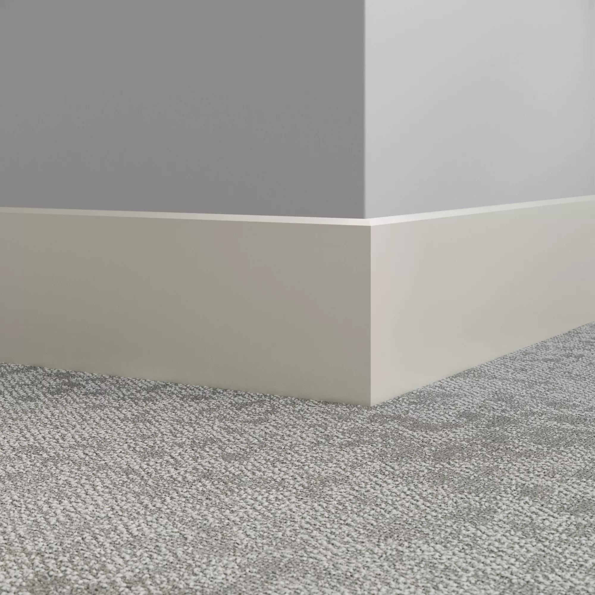 Tarkett / Johnsonite Millwork Mandalay 6" 77 Pearl 6" x 8' by 3/8" – product image showing size, style, and brand details.