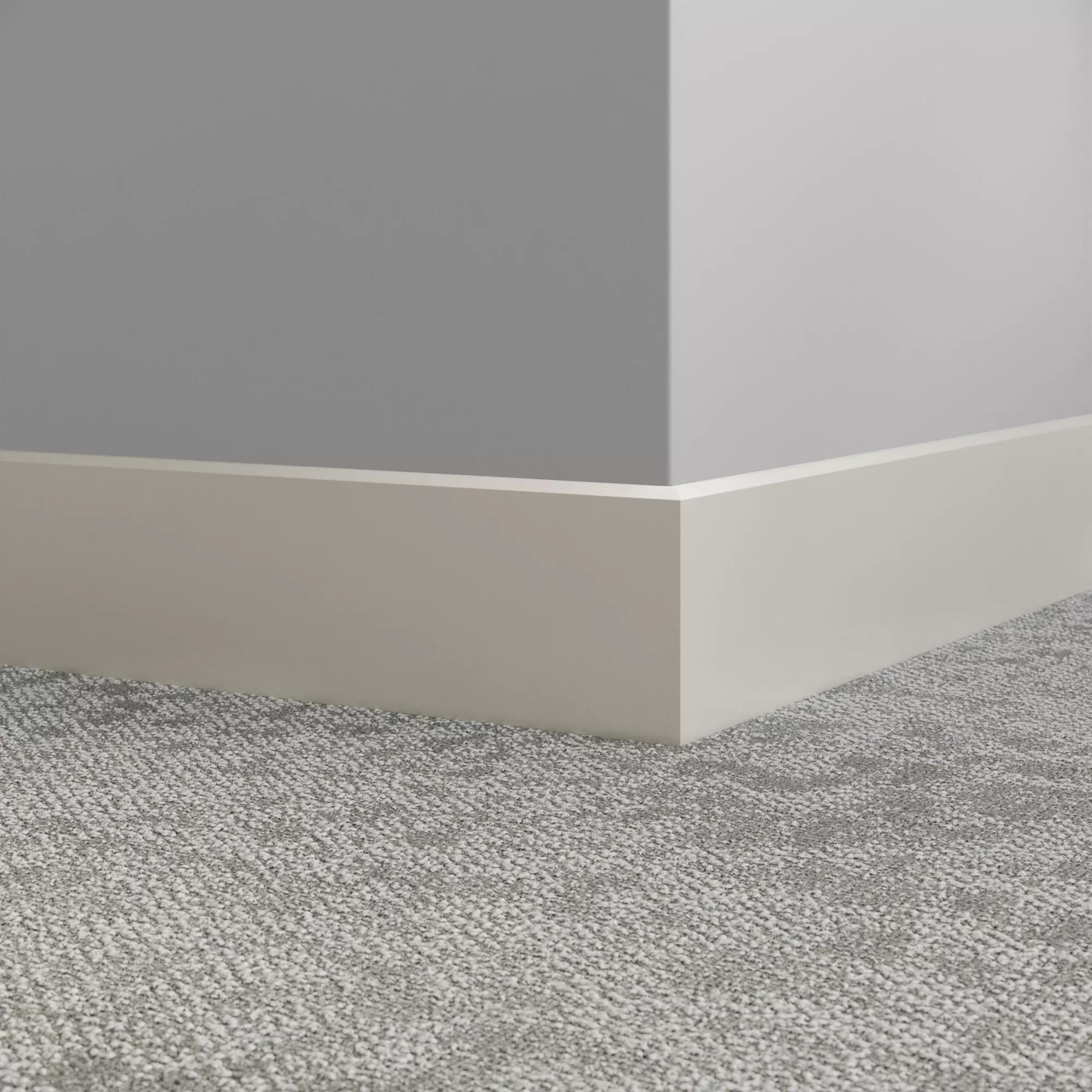 Tarkett / Johnsonite Millwork Mandalay 4-1/2" 77 Pearl 4.5" x 8' by 3/8" – product image showing size, style, and brand details.