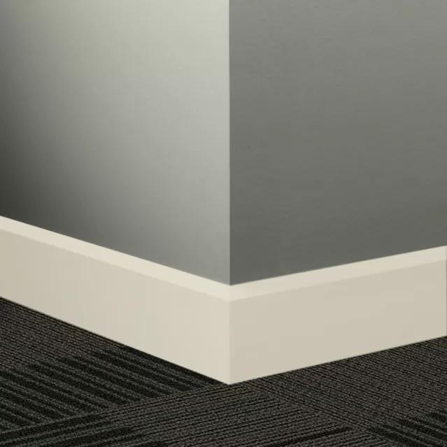 Tarkett / Johnsonite Millwork Oblique 3" 77 Pearl 3" x 8' by 3/8" (56 LF/box)