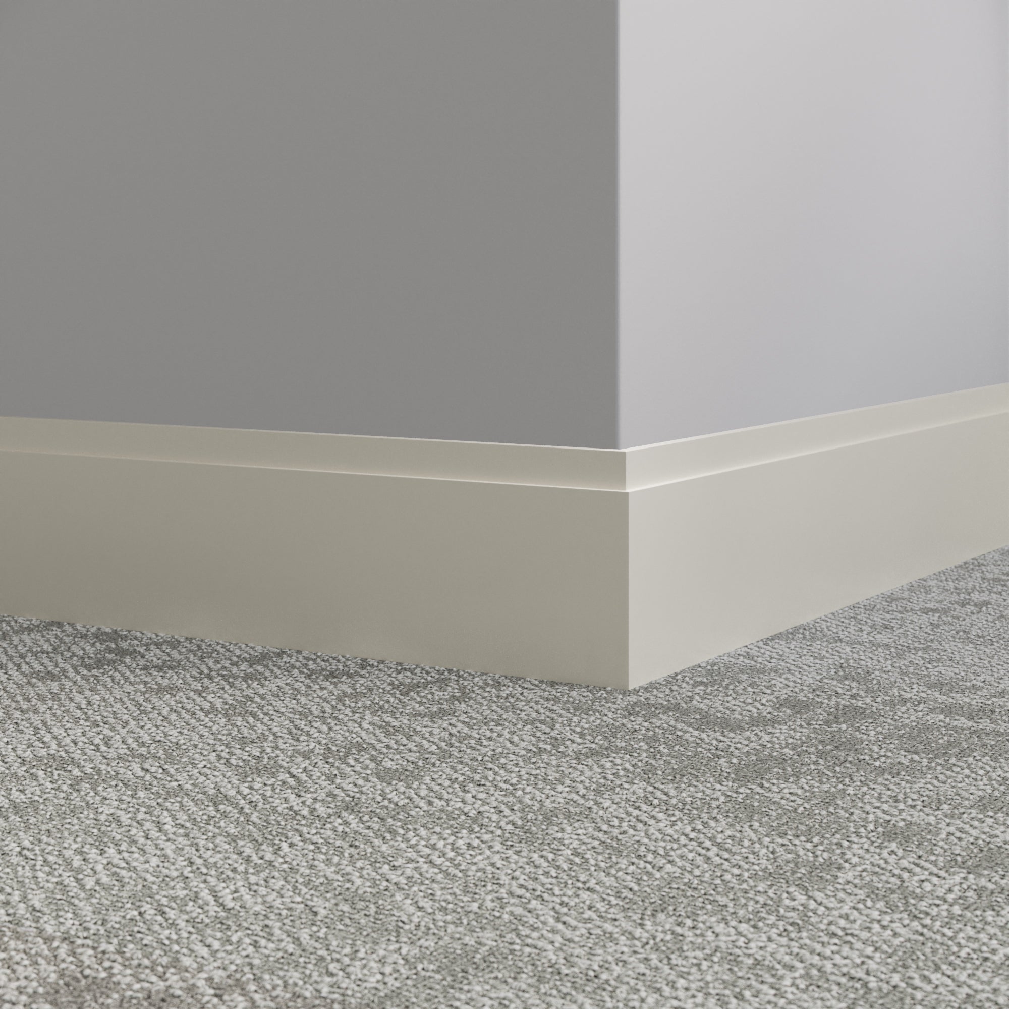 Tarkett / Johnsonite Millwork Equinox 4-1/2" 77 Pearl 4.5" x 8' by 3/8" (40 LF/box)