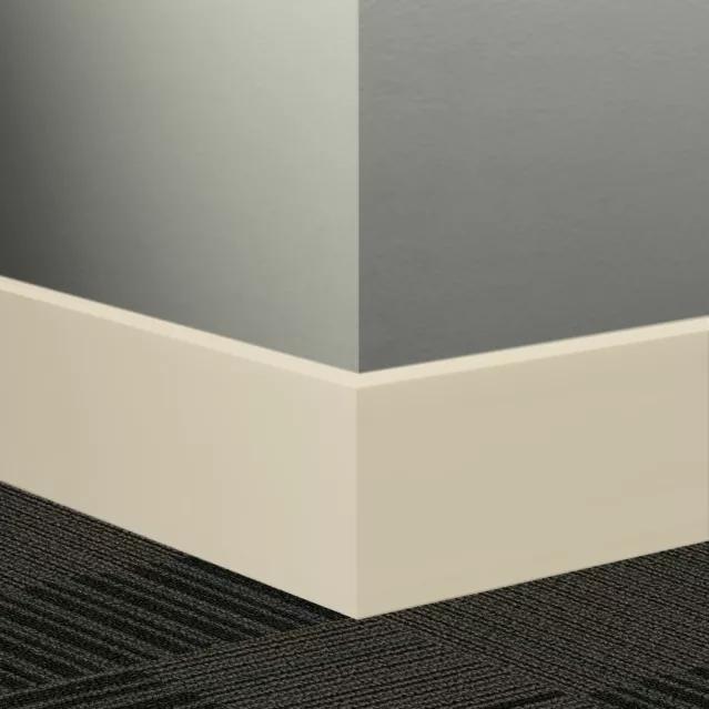 Tarkett / Johnsonite Millwork Mandalay 6" 79 Bone White 6" x 8' by 3/8" – product image showing size, style, and brand details.
