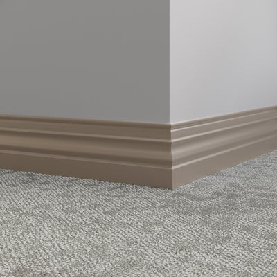 Tarkett / Johnsonite Millwork Diplomat 4-1/2" 80 Fawn 4.5" x 8' by 3/8" (48 LF/box)