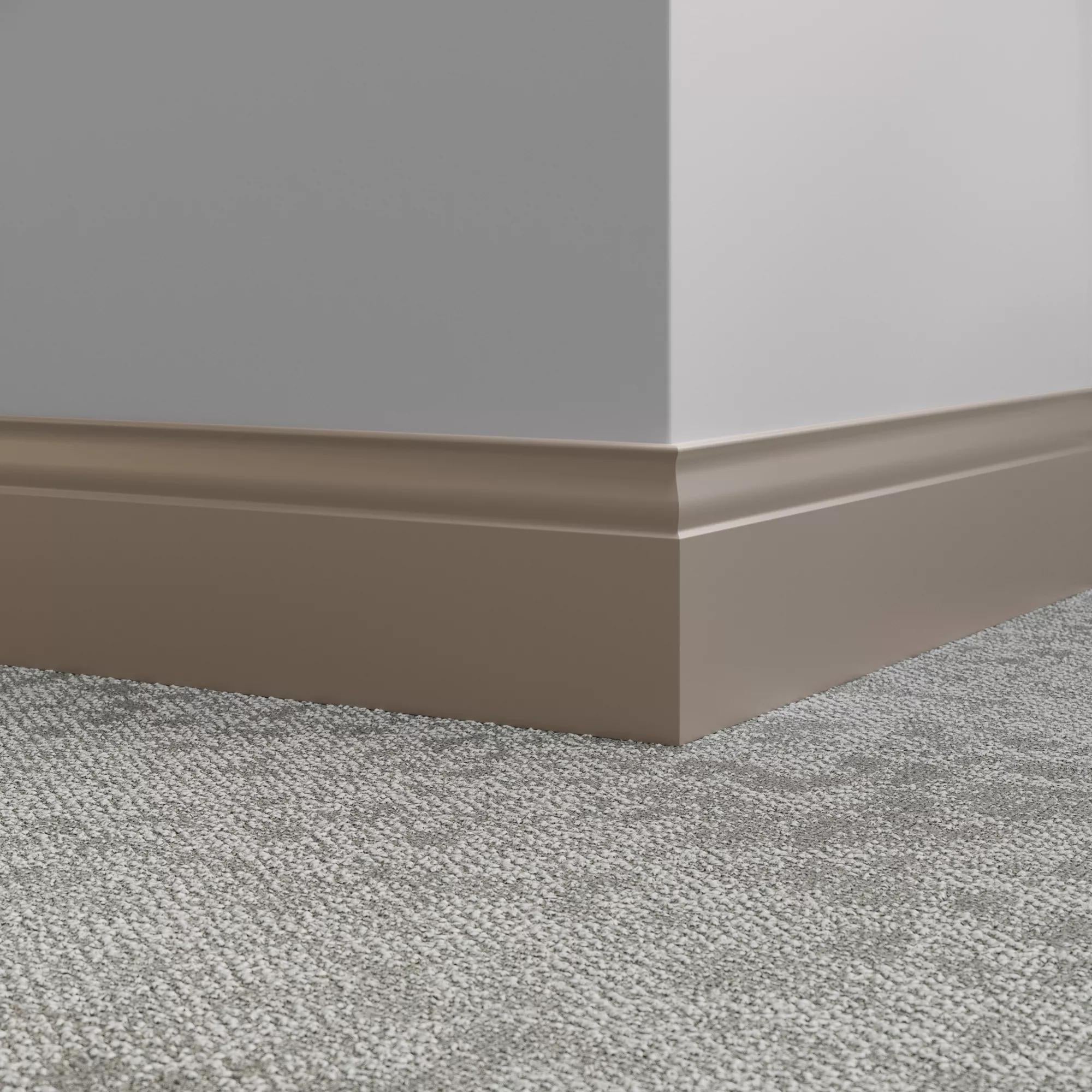 Tarkett / Johnsonite Millwork Inflection 5-1/4" 80 Fawn 5.25" x 8' by 3/8" (48 LF/box)