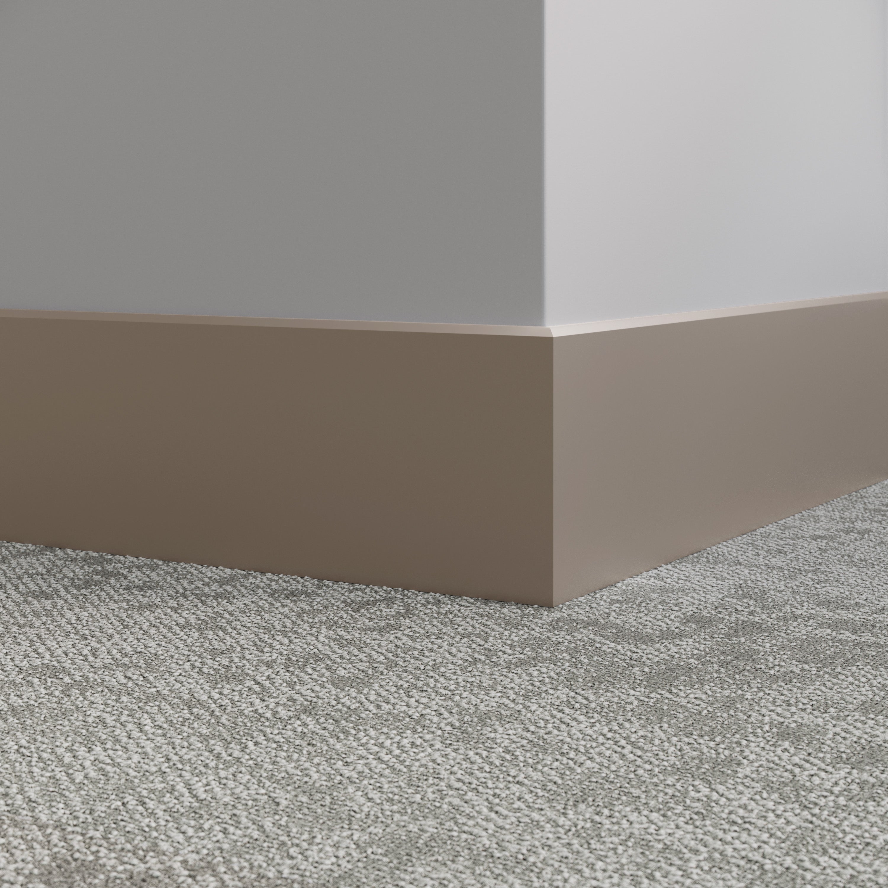 Tarkett / Johnsonite Millwork Mandalay 6" 80 Fawn 6" x 8' by 3/8" – product image showing size, style, and brand details.