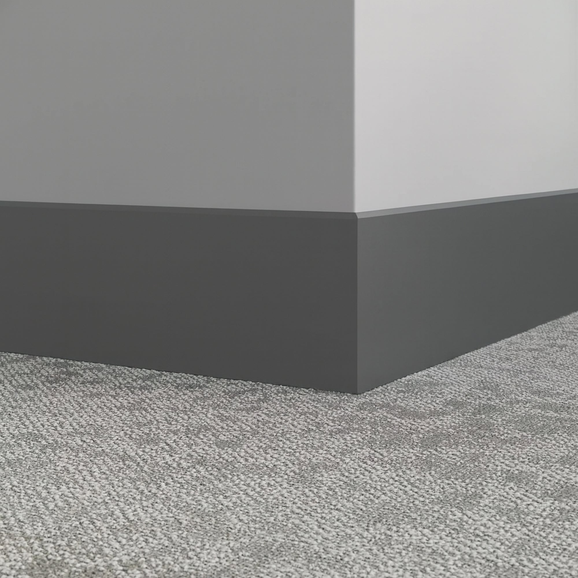 Tarkett / Johnsonite Millwork Exhibit 6" 82 Black Pearl 6" x 8' by 1/4"