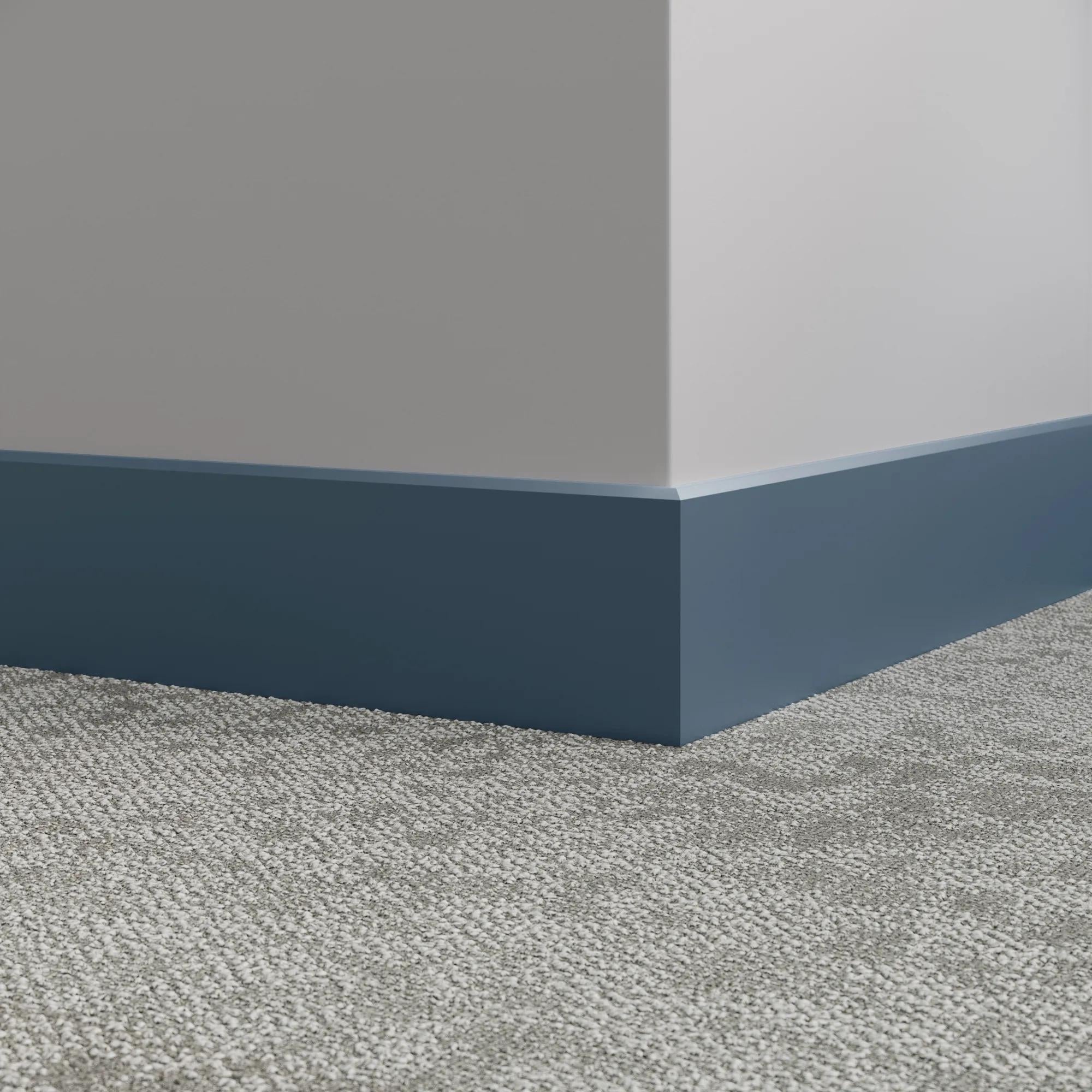 Tarkett / Johnsonite Millwork Mandalay 4-1/2" 84 Blue Jeans 4.5" x 8' by 3/8" – product image showing size, style, and brand details.