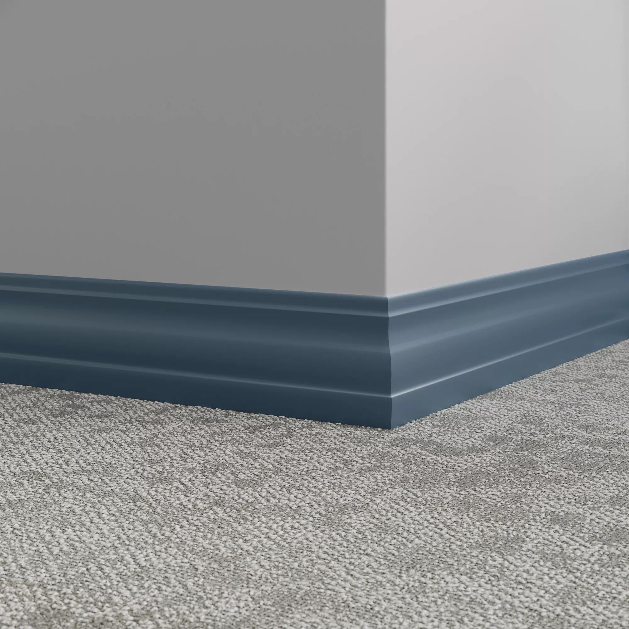 Tarkett / Johnsonite Millwork Delineate 4-1/4" 84 Blue Jeans 4.25" x 8' by 3/8" (48 LF/box)