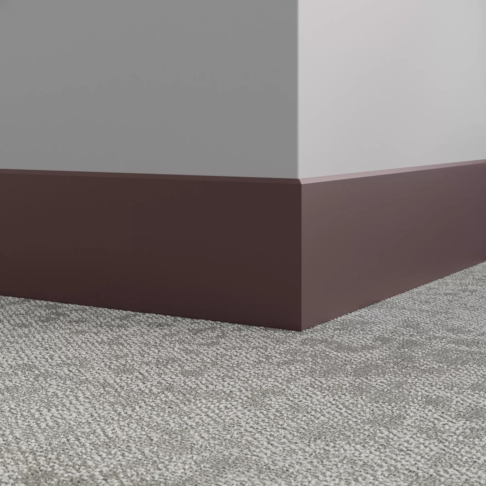 Tarkett / Johnsonite Millwork Exhibit 6" 85 Burgundy 6" x 8' by 1/4"