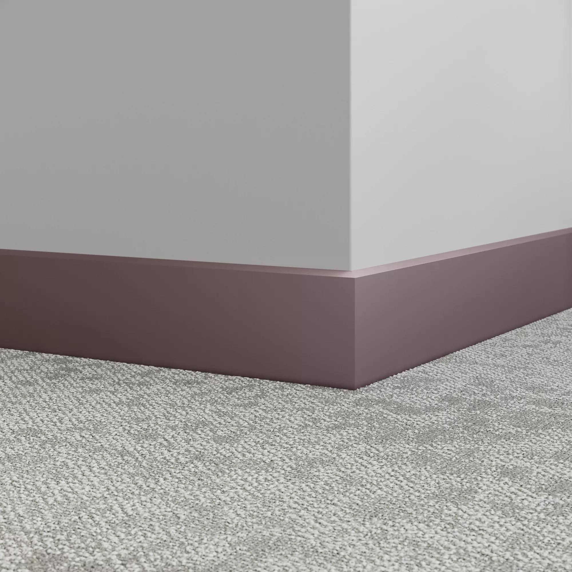 Tarkett / Johnsonite Millwork Exhibit 4.25" 85 Burgundy 4.25" x 8' by 1/4"