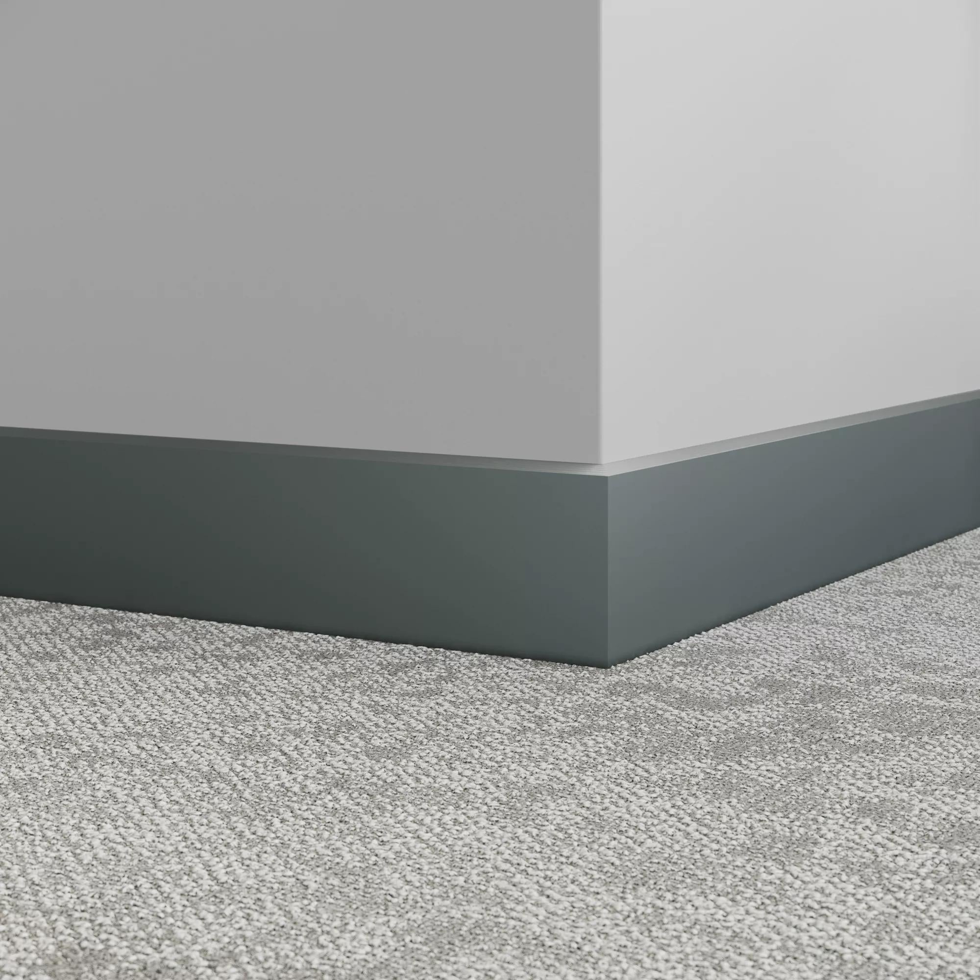 Tarkett / Johnsonite Millwork Exhibit 4.25" 86 Hunter Green 4.25" x 8' by 1/4"