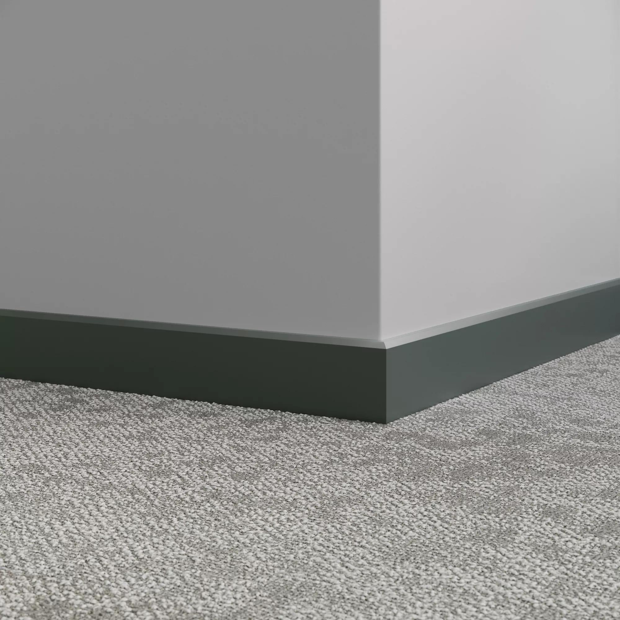 Tarkett / Johnsonite Millwork Mandalay 2-1/2" 86 Hunter Green 2.5" x 8' by 3/8" – product image showing size, style, and brand details.