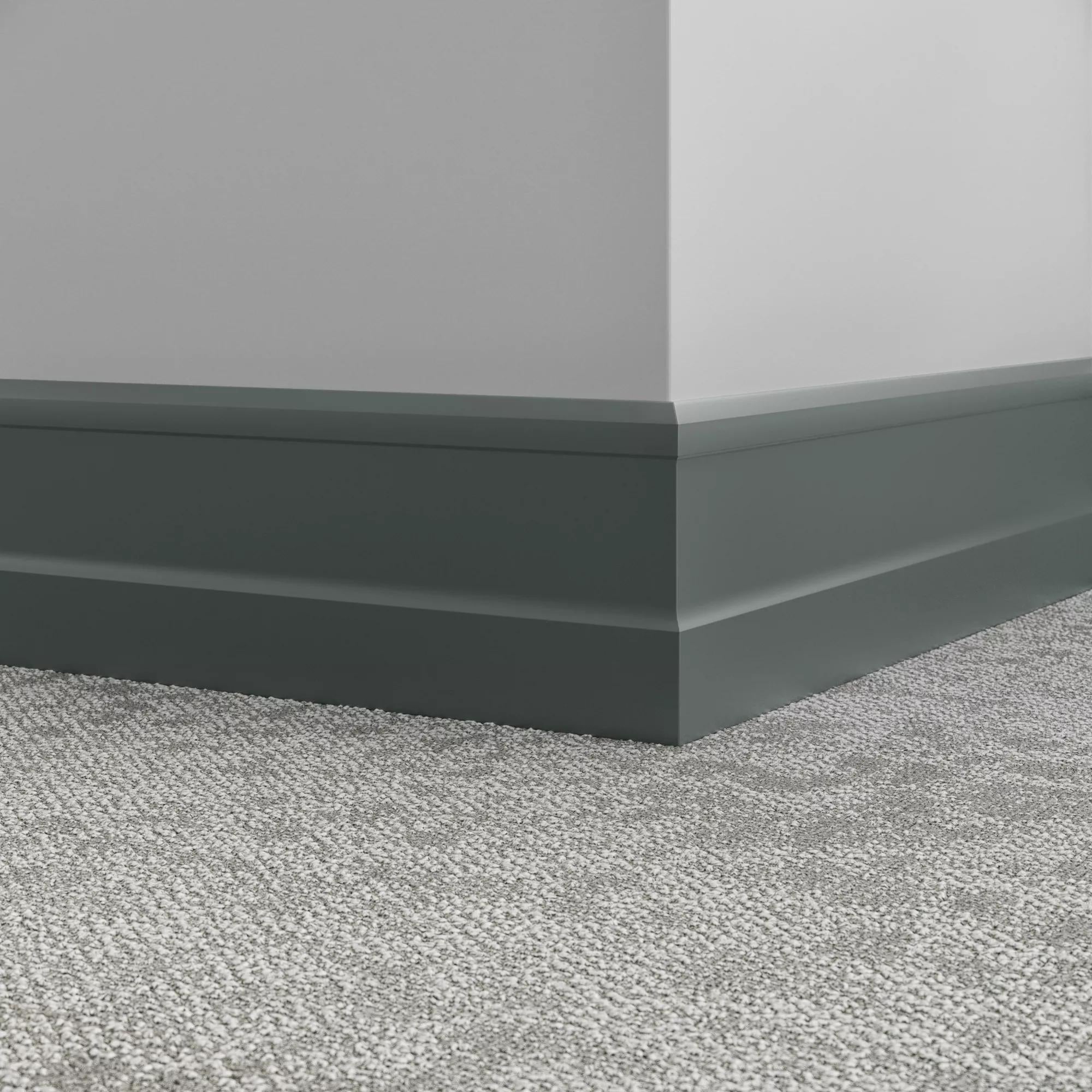 Tarkett / Johnsonite Millwork Recessed 6" 86 Hunter Green 6" x 8' by 0.35"