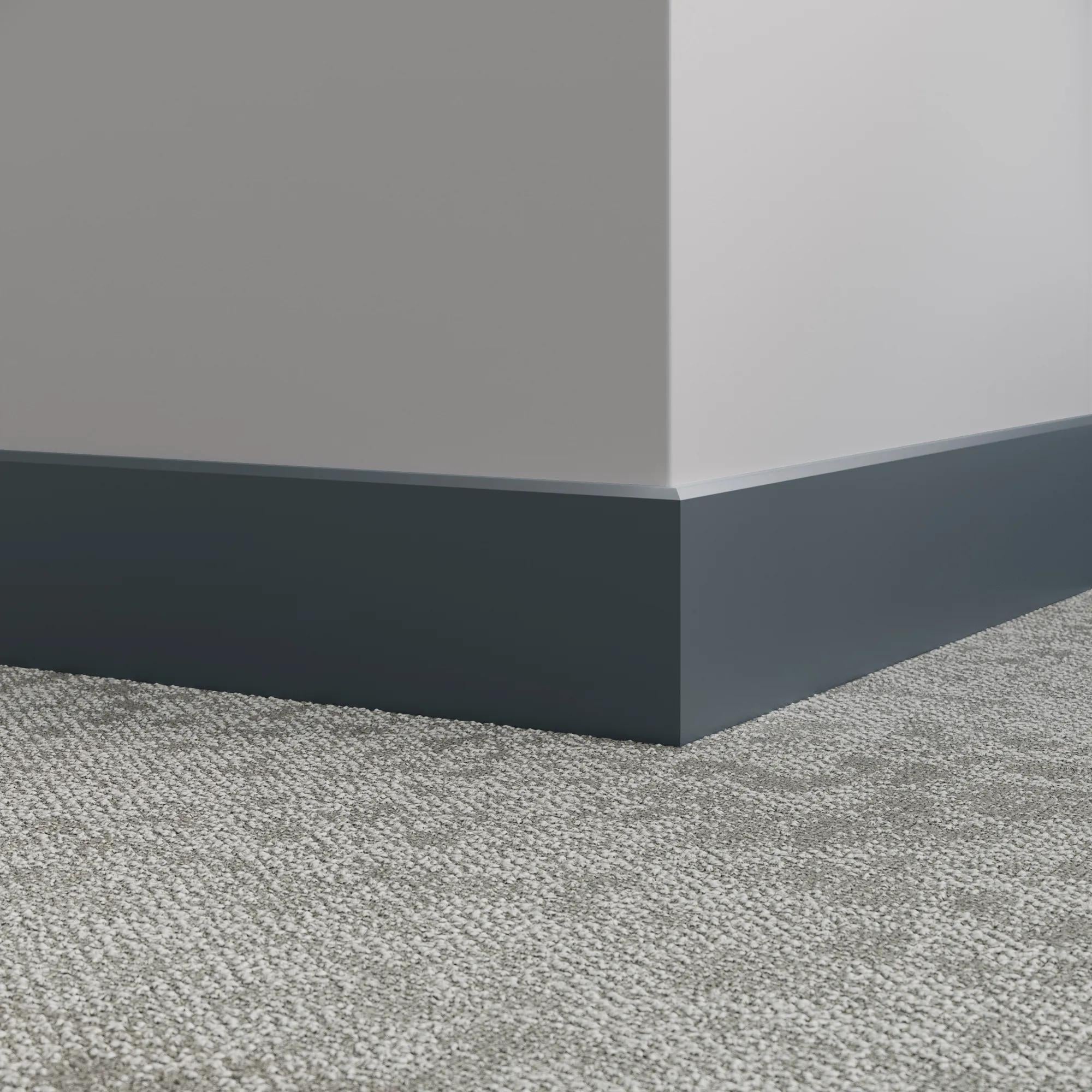 Tarkett / Johnsonite Millwork Mandalay 4-1/2" 92 Blue Lagoon 4.5" x 8' by 3/8" – product image showing size, style, and brand details.