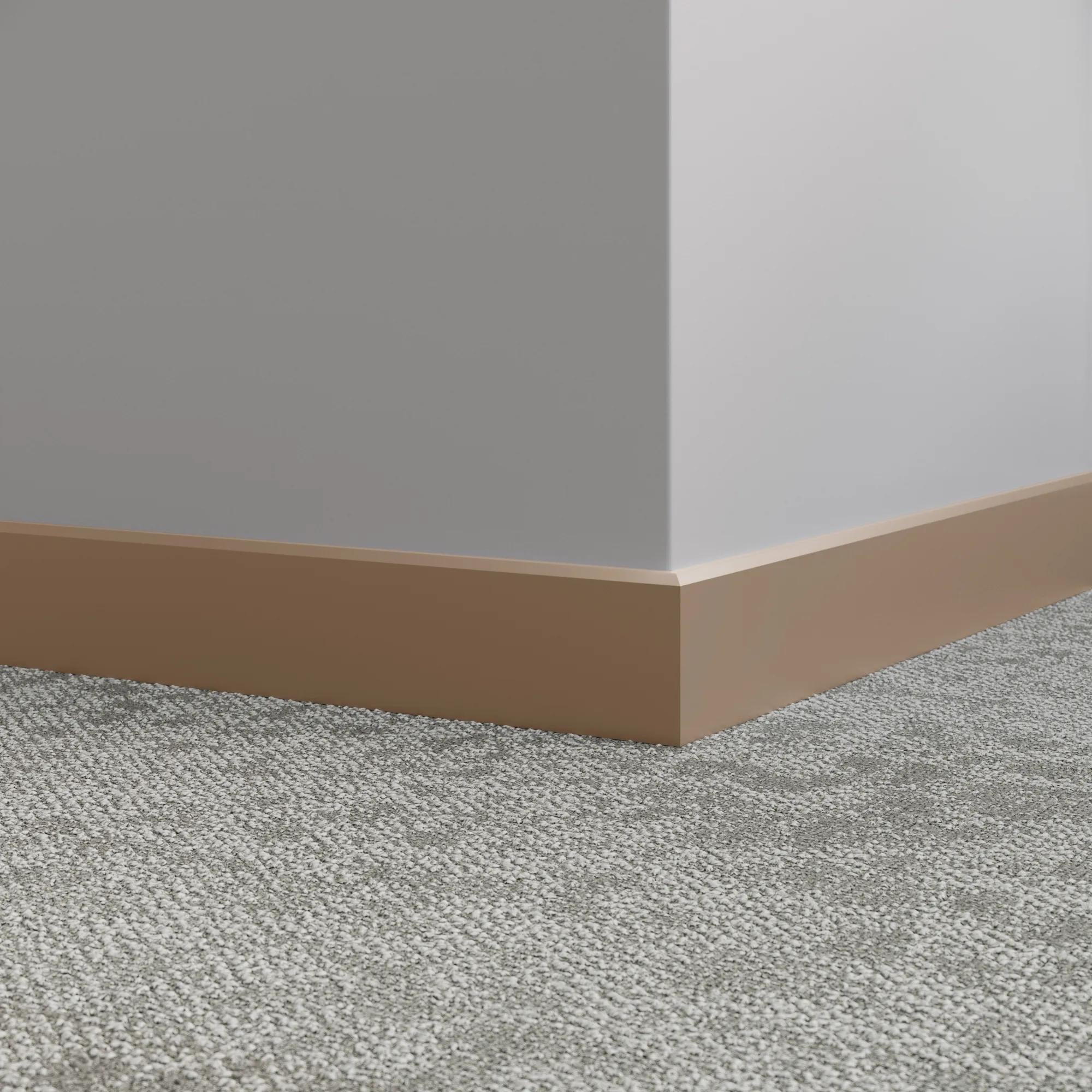 Tarkett / Johnsonite Millwork Mandalay 4-1/2" TA1 Tannery 4.5" x 8' by 3/8" – product image showing size, style, and brand details.