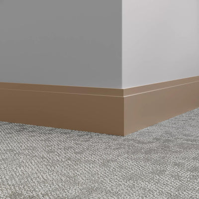 Tarkett / Johnsonite Millwork Equinox 4-1/2" TA1 Tannery 4.5" x 8' by 3/8" (40 LF/box)