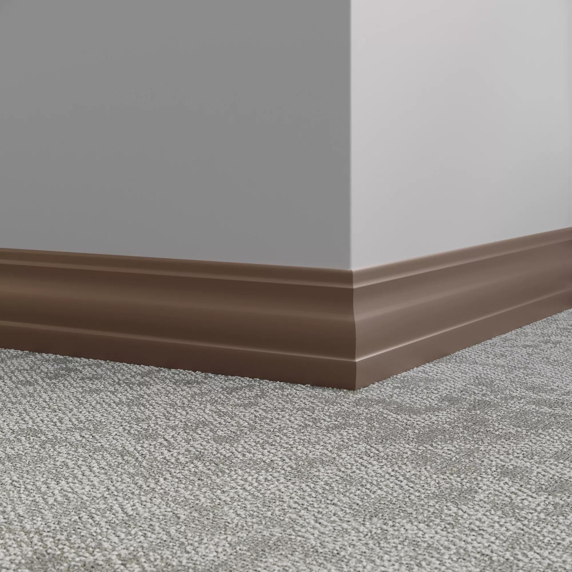 Tarkett / Johnsonite Millwork Delineate 4-1/4" TA2 Saddlebrook 4.25" x 8' by 3/8" (48 LF/box)