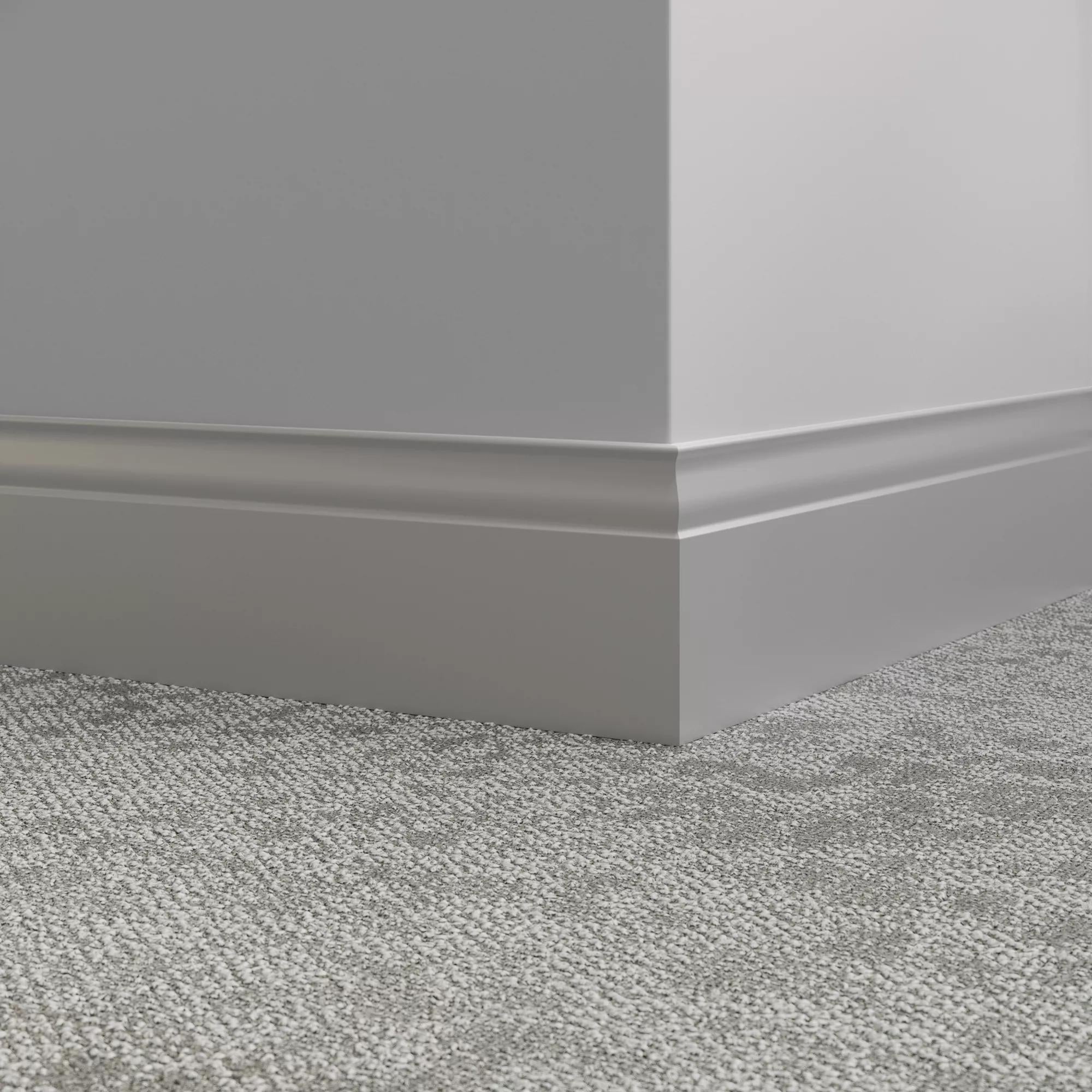 Tarkett / Johnsonite Millwork Inflection 5-1/4" TA5 Colonial Grey 5.25" x 8' by 3/8" (48 LF/box)