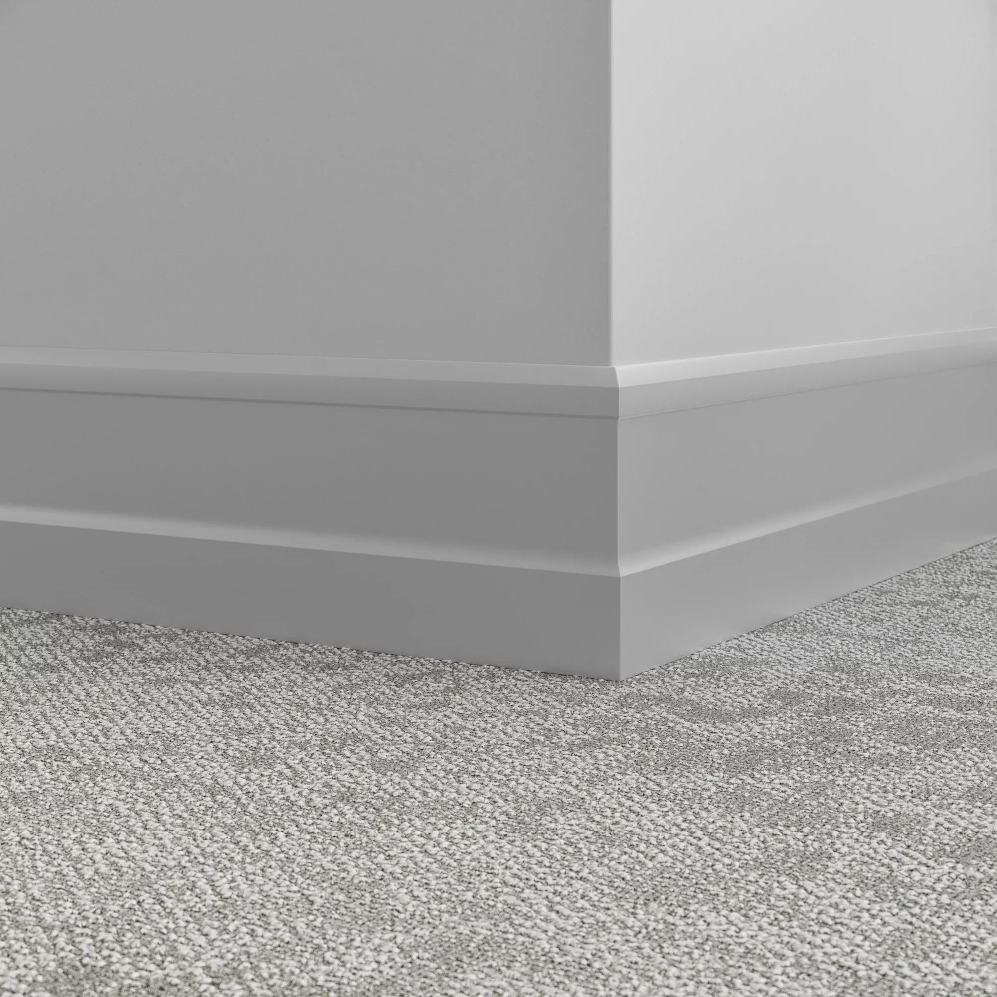 Tarkett / Johnsonite Millwork Recessed 6" TA5 Colonial Grey 6" x 8' by 0.35"