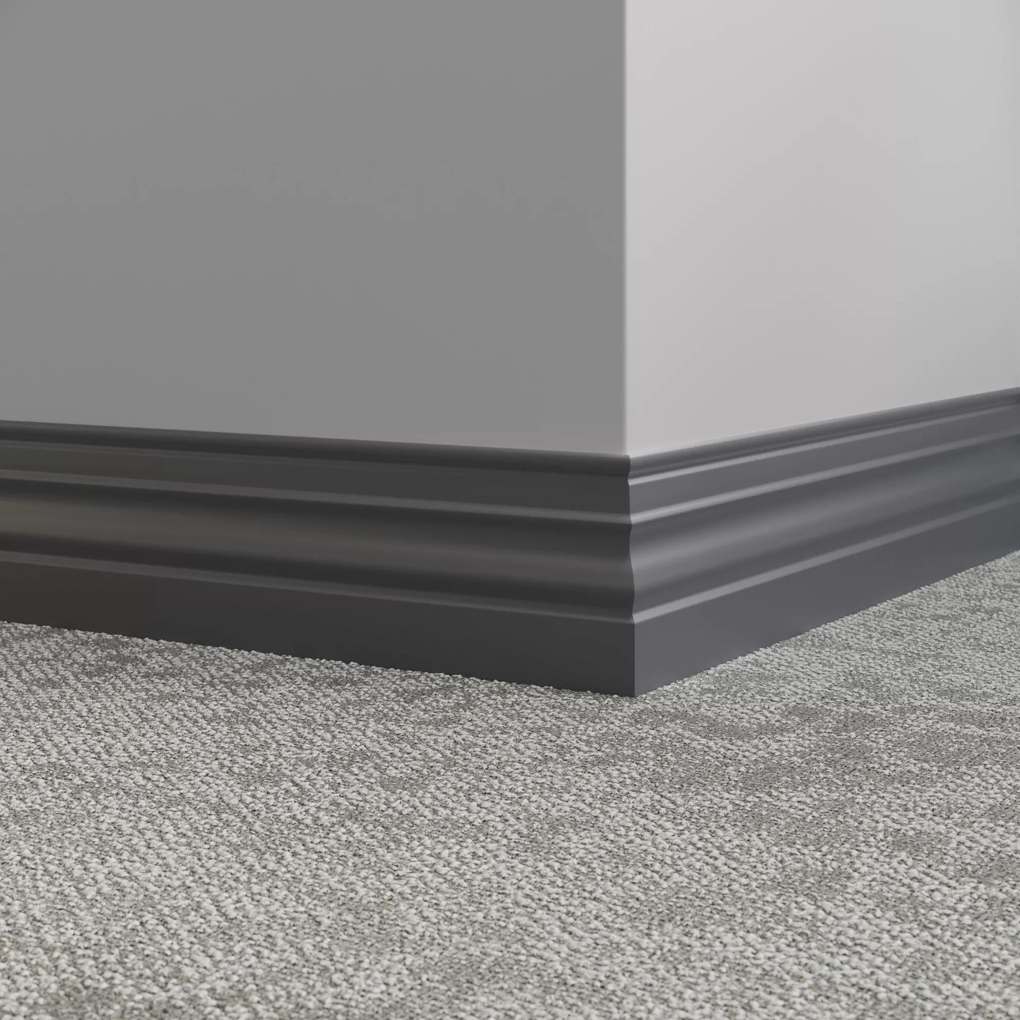 Tarkett / Johnsonite Millwork Diplomat 4-1/2" TA6 Bedrock 4.5" x 8' by 3/8" (48 LF/box)