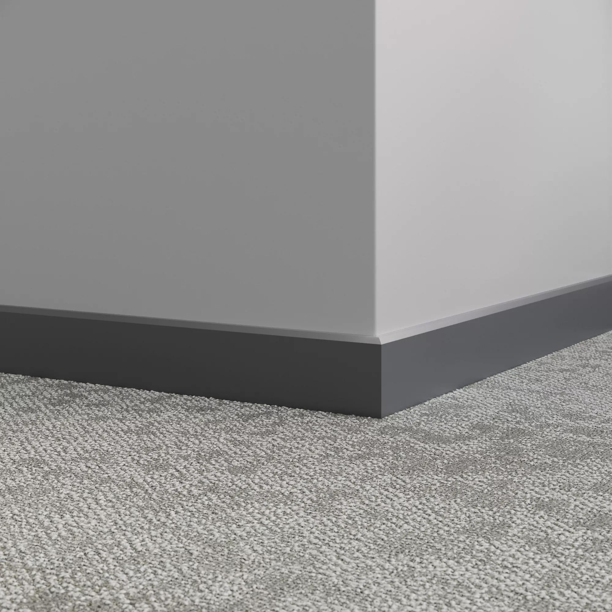 Tarkett / Johnsonite Millwork Mandalay 2-1/2" TA6 Bedrock 2.5" x 8' by 3/8" (40 LF/box)