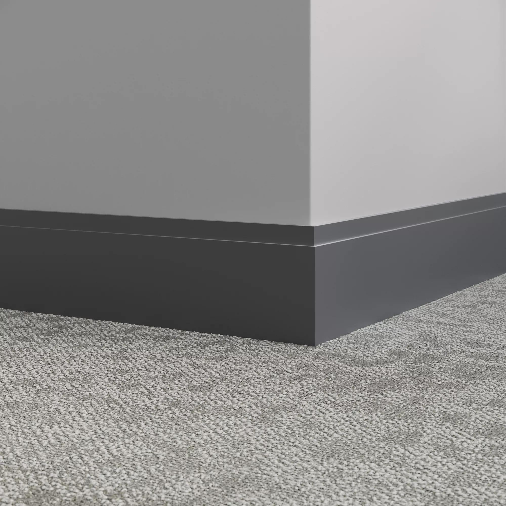 Tarkett / Johnsonite Millwork Equinox 4-1/2" TA6 Bedrock 4.5" x 8' by 3/8" (40 LF/box)