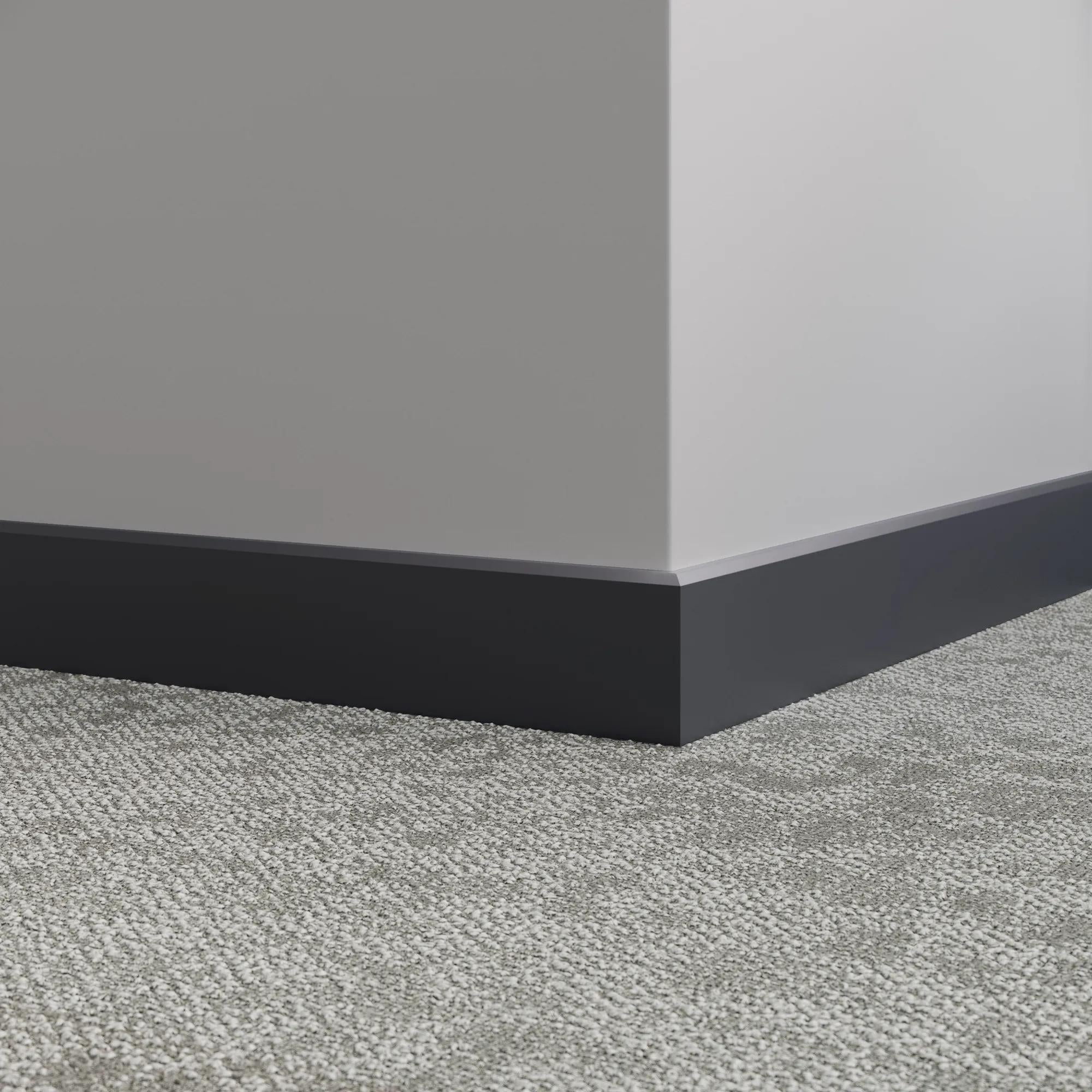 Tarkett / Johnsonite Millwork Mandalay 4-1/2" TA9 Indigo 4.5" x 8' by 3/8" – product image showing size, style, and brand details.