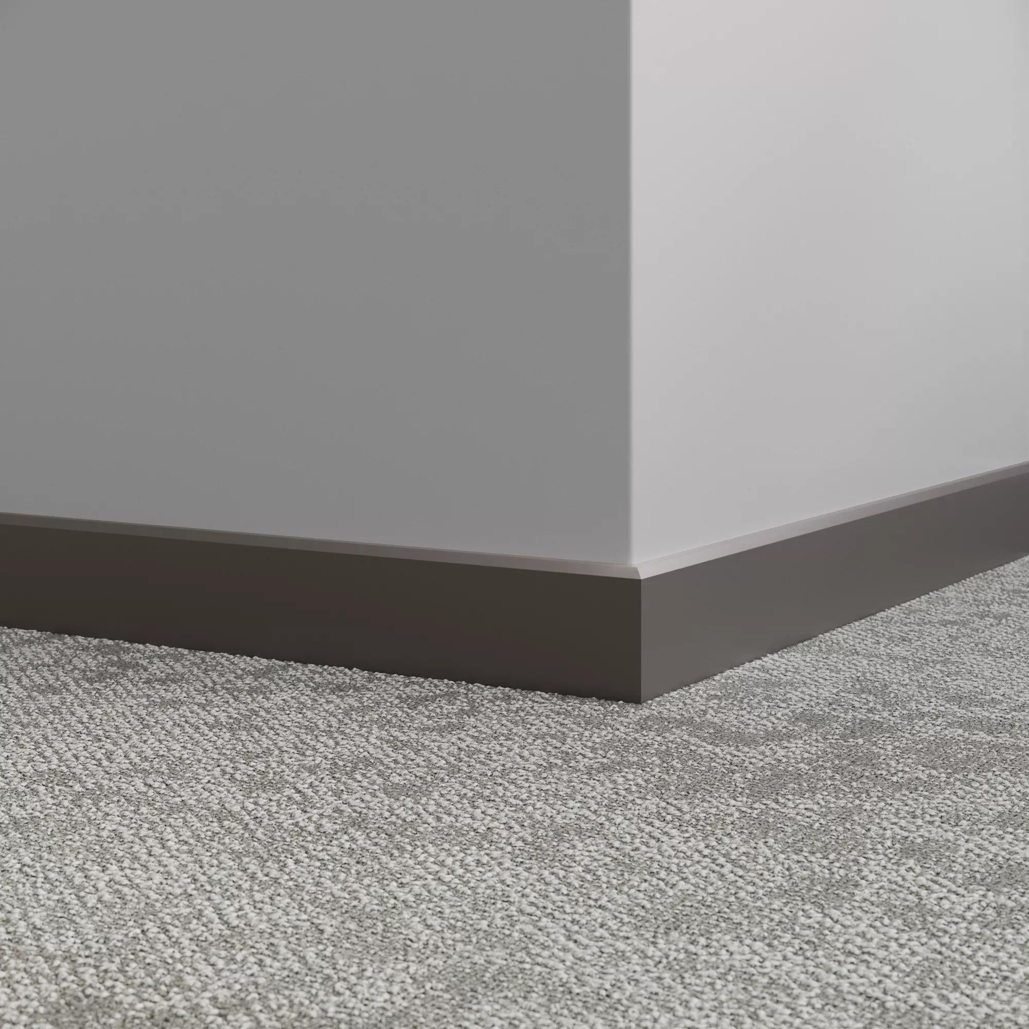 Tarkett / Johnsonite Millwork Mandalay 2-1/2" TB1 Peppercorn 2.5" x 8' by 3/8" (40 LF/box)