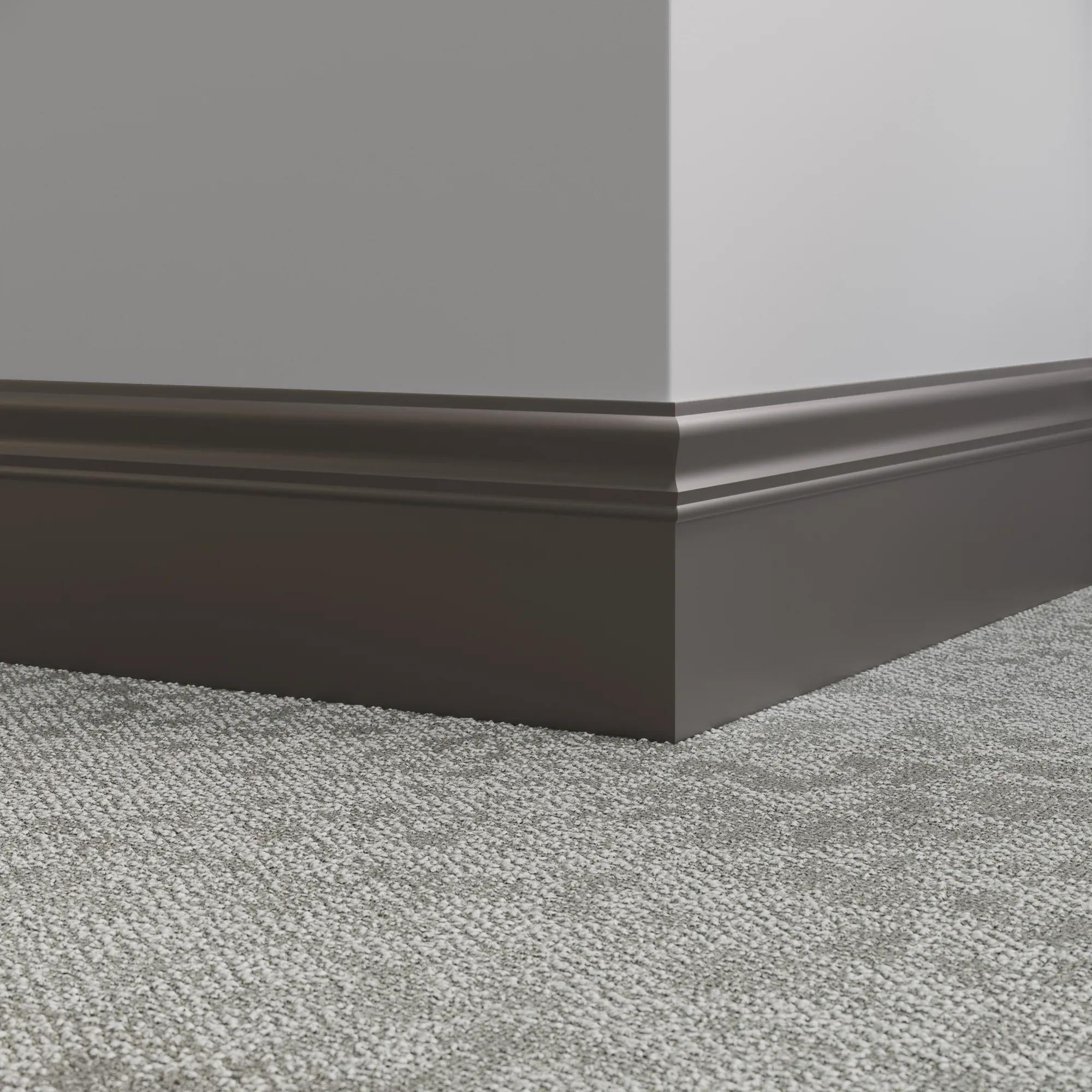 Tarkett / Johnsonite Millwork Monarch 6" TB1 Peppercorn 6" x 8' by 3/16" (48 LF/box)
