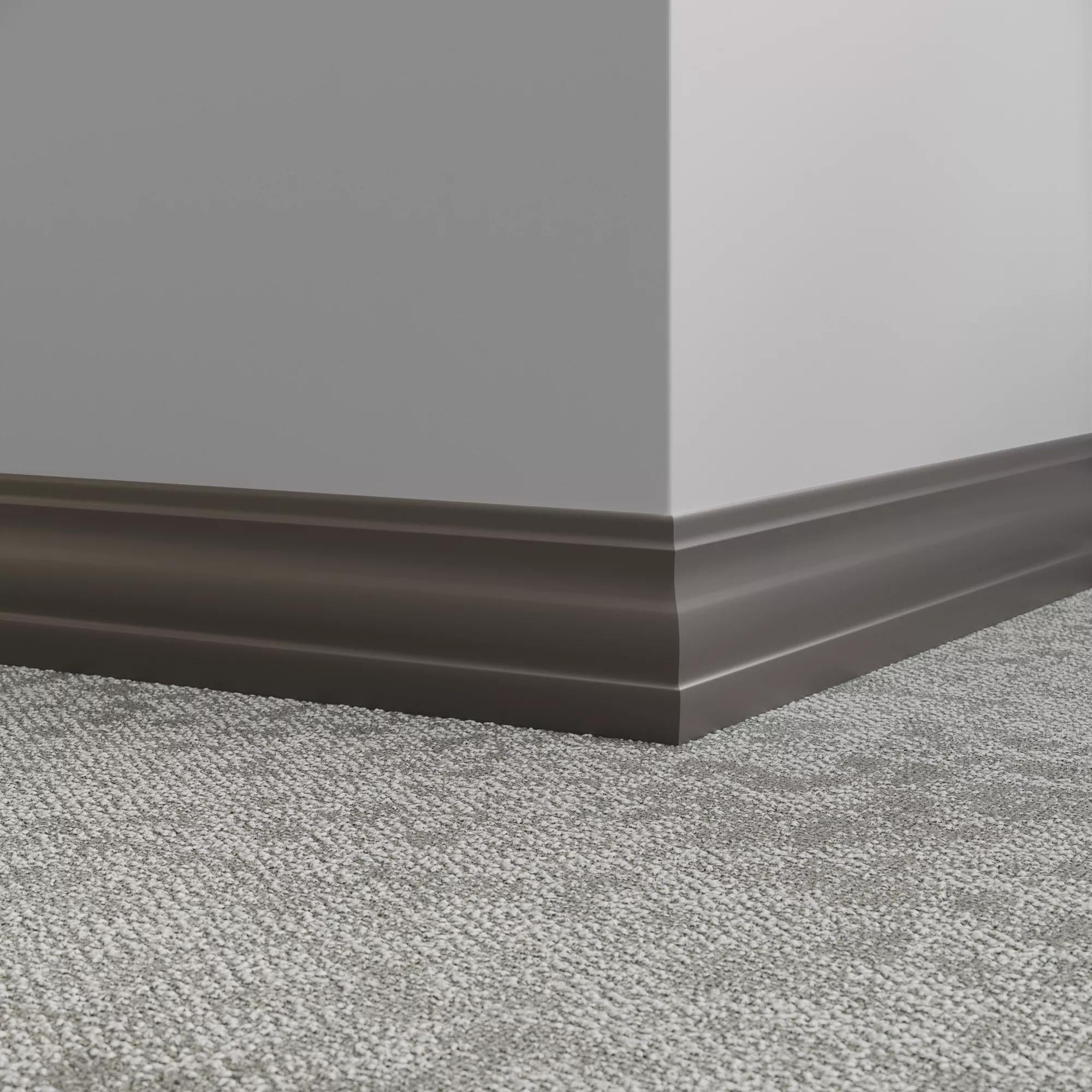 Tarkett / Johnsonite Millwork Delineate 4-1/4" VM5 Dream Teal 4.25" x 8' by 3/8" (48 LF/box)