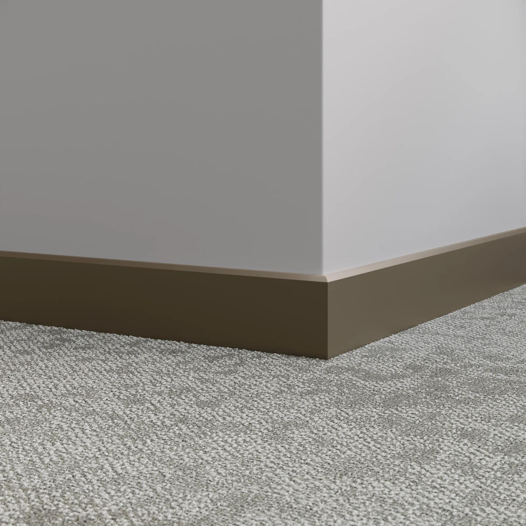 Tarkett / Johnsonite Millwork Mandalay 4-1/2" TB2 Boxwood 4.5" x 8' by 3/8" – product image showing size, style, and brand details.