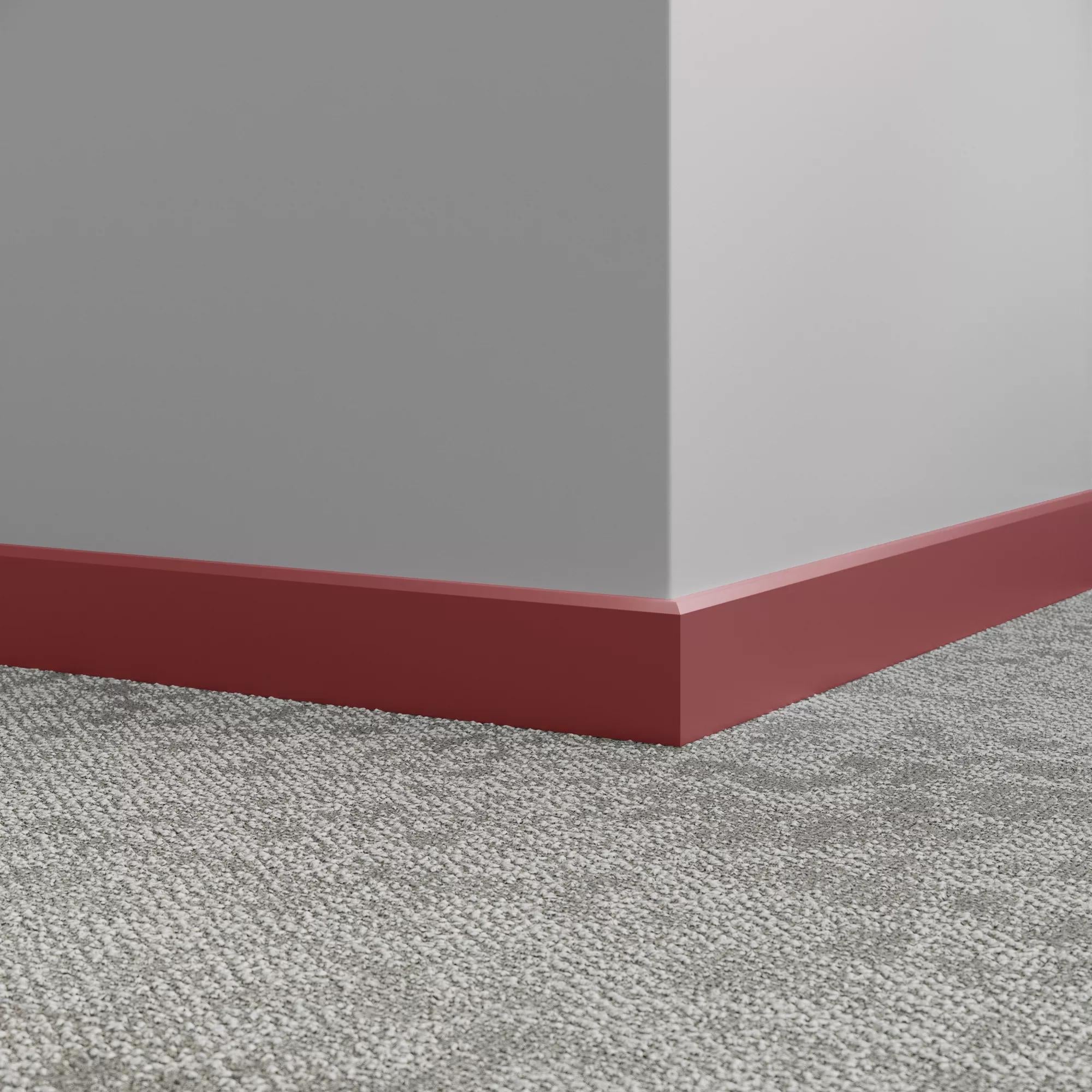 Tarkett / Johnsonite Millwork Mandalay 2-1/2" TB6 Flame 2.5" x 8' by 3/8" – product image showing size, style, and brand details.