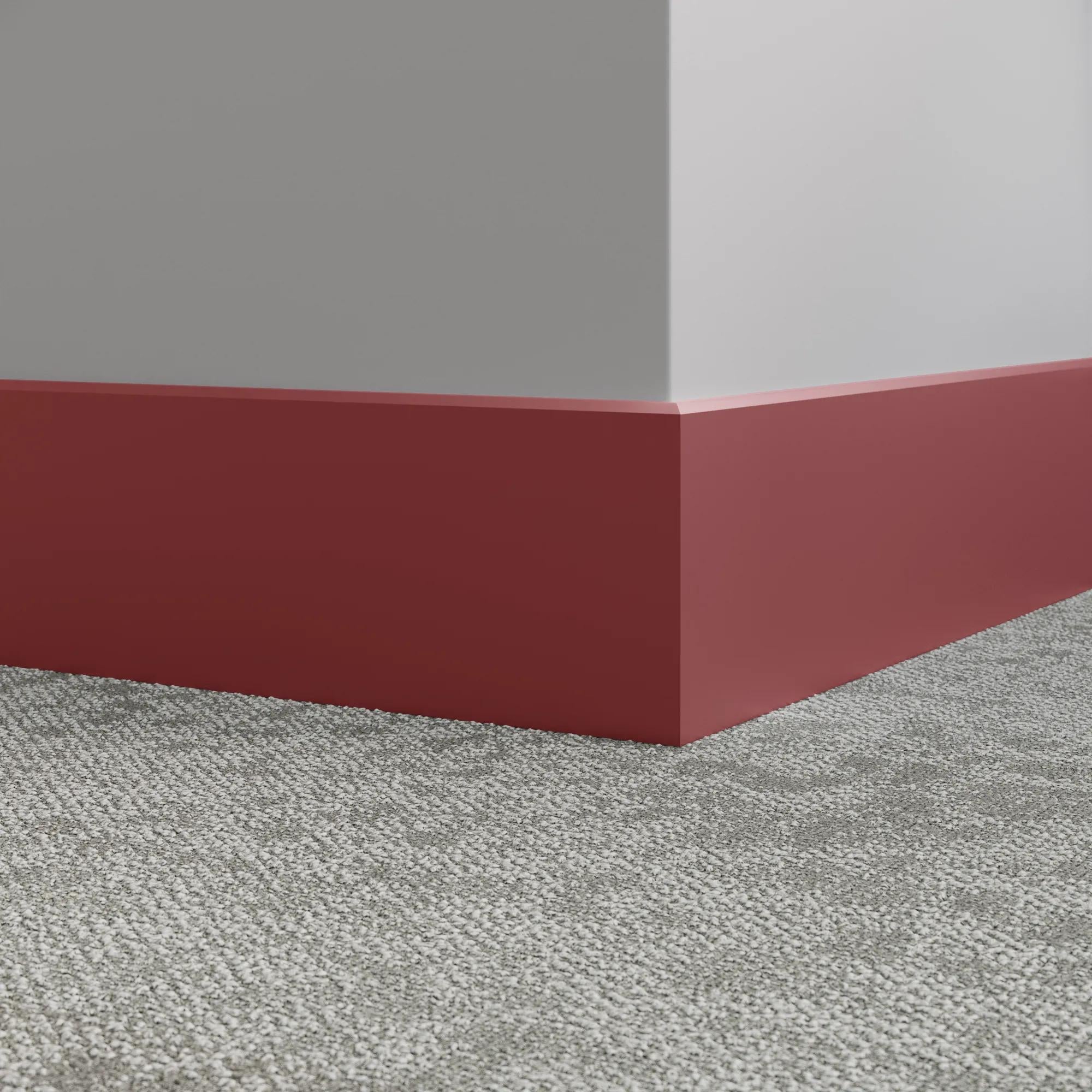 Tarkett / Johnsonite Millwork Mandalay 6" TB6 Flame 6" x 8' by 3/8" – product image showing size, style, and brand details.