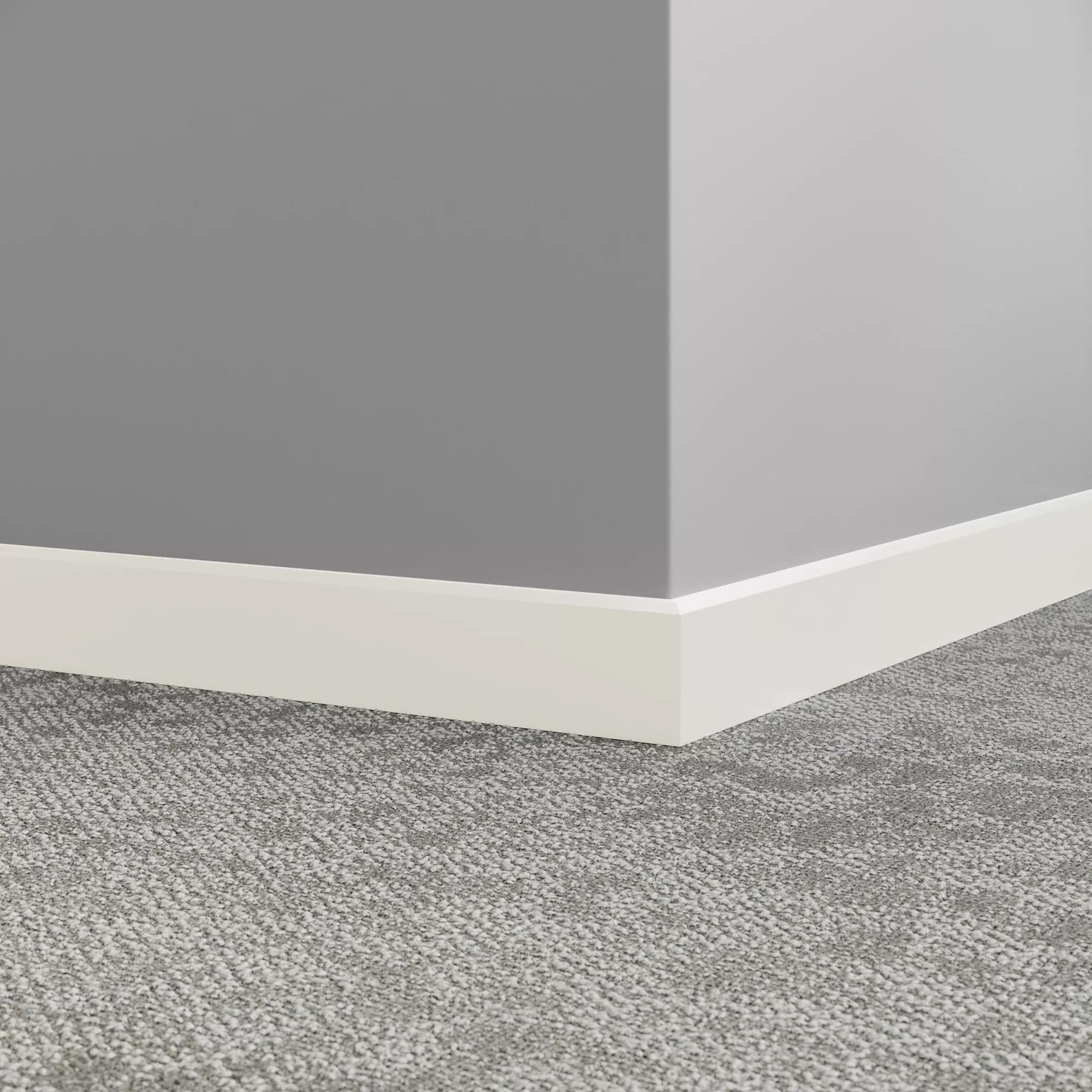 Tarkett / Johnsonite Millwork Mandalay 2-1/2" TG1 Snowbound 2.5" x 8' by 3/8" (40 LF/box)