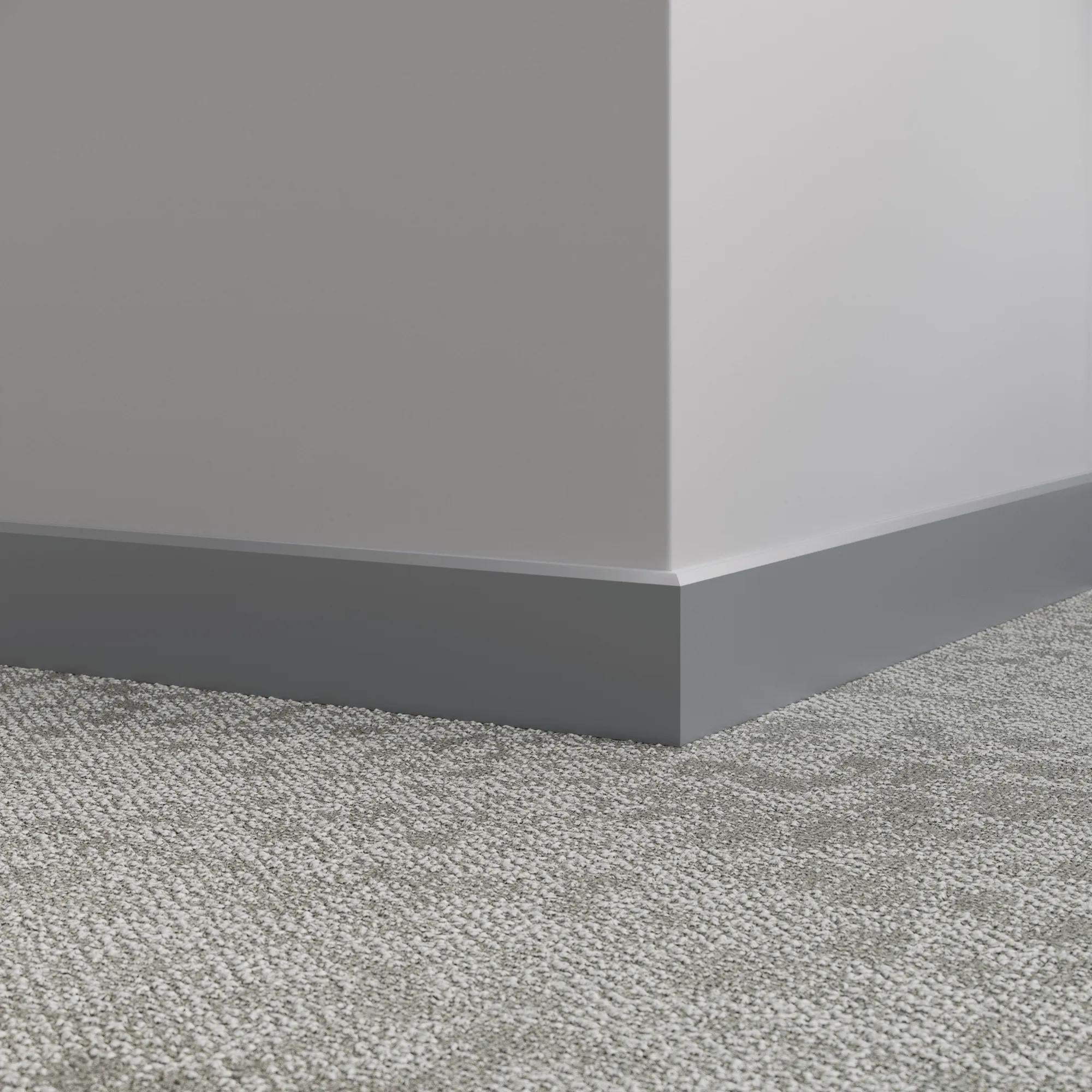 Tarkett / Johnsonite Millwork Mandalay 3" TG3 Iron Mountain 3" x 8' by 3/8" – product image showing size, style, and brand details.