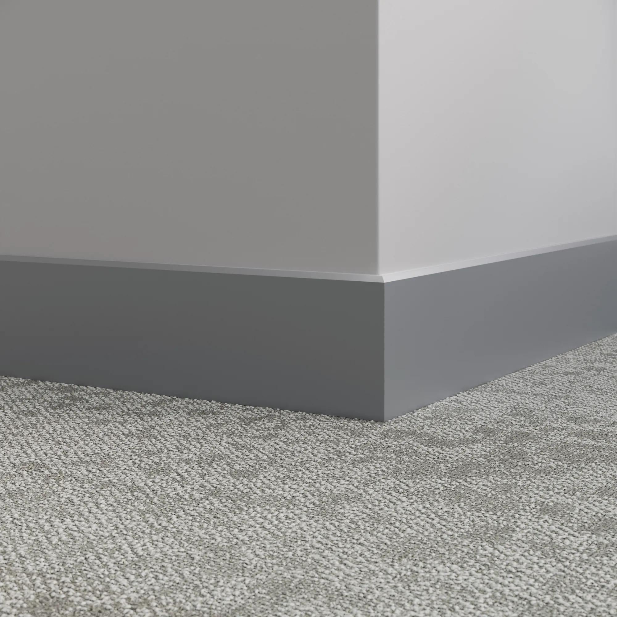 Tarkett / Johnsonite Millwork Mandalay 4-1/2" TG3 Iron Mountain 4.5" x 8' by 3/8" – product image showing size, style, and brand details.