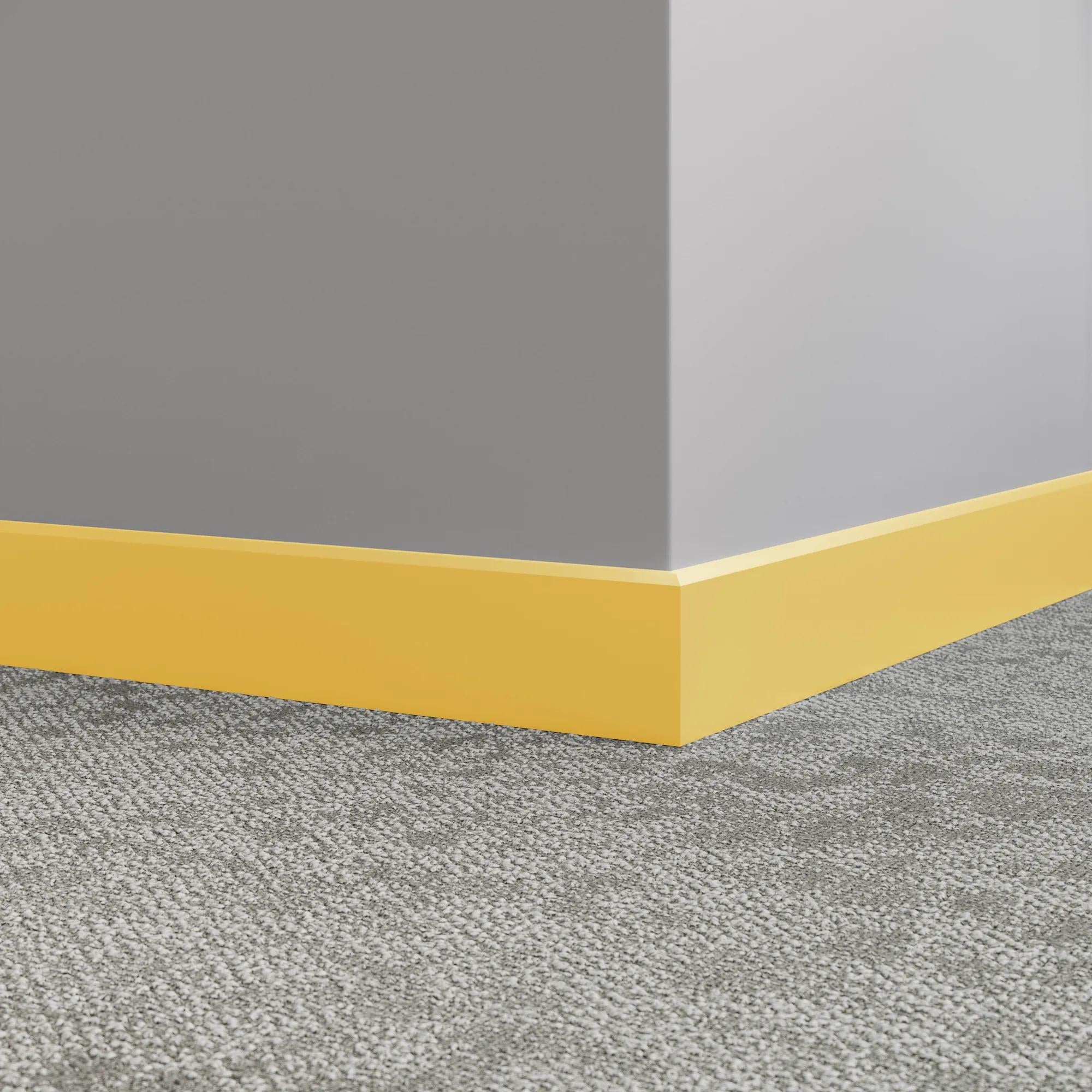 Tarkett / Johnsonite Millwork Mandalay 6" TG7 Canary 6" x 8' by 3/8" (32 ft./box)