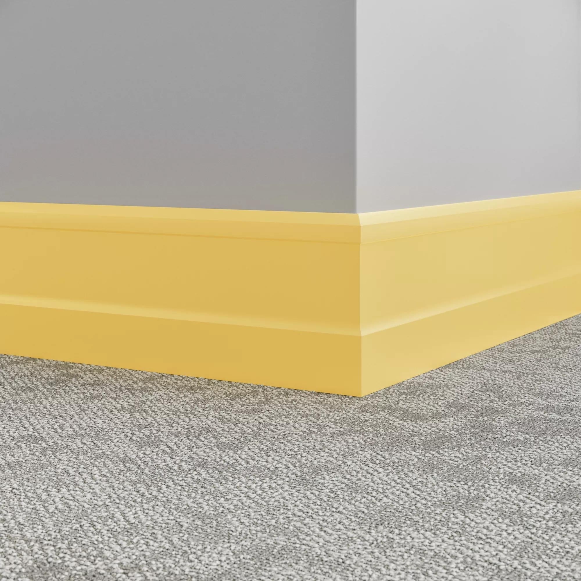 Tarkett / Johnsonite Millwork Recessed 6" TG7 Canary 6" x 8' by 0.35"