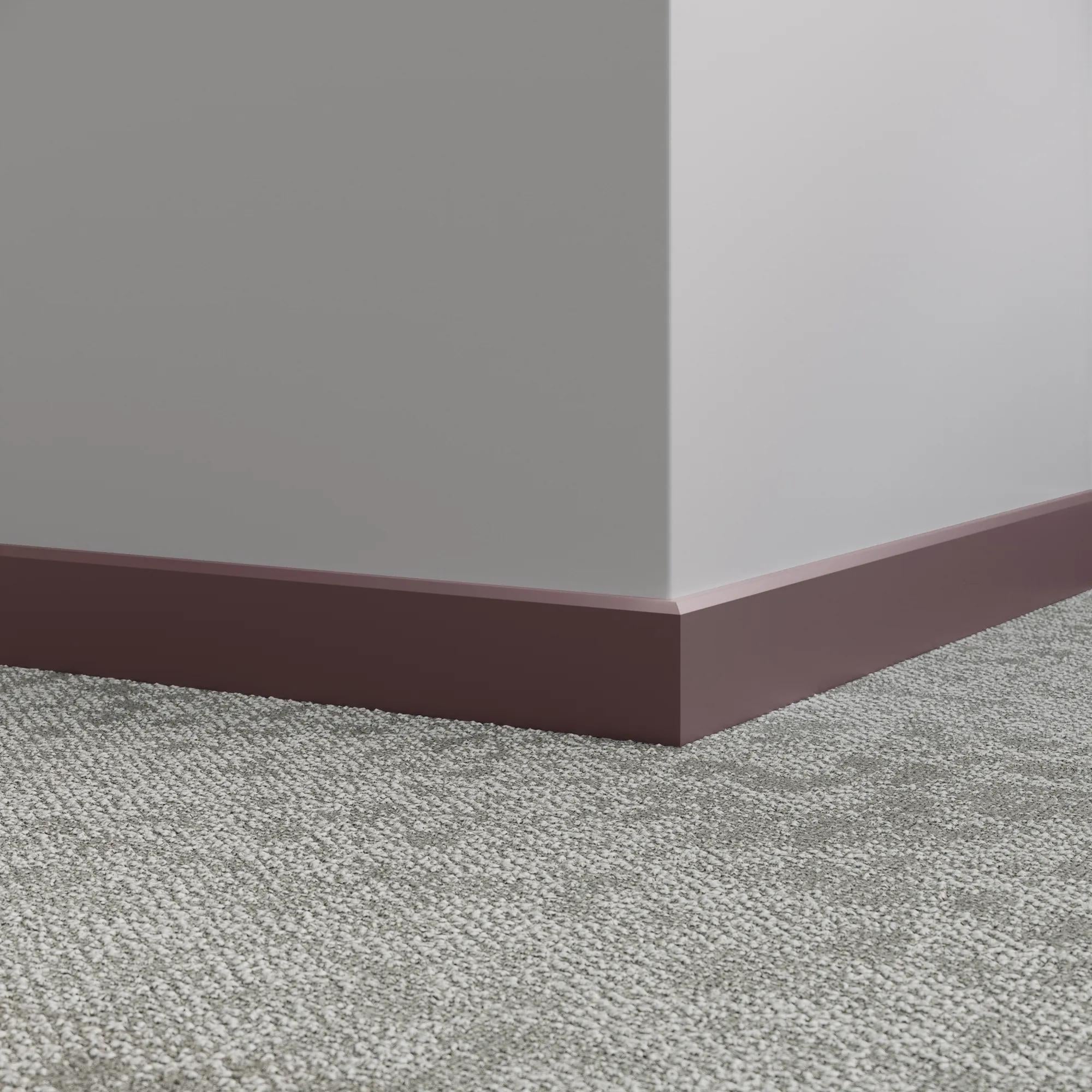 Tarkett / Johnsonite Millwork Mandalay 2-1/2" TG9 Poetry Plum 2.5" x 8' by 3/8" (40 LF/box)