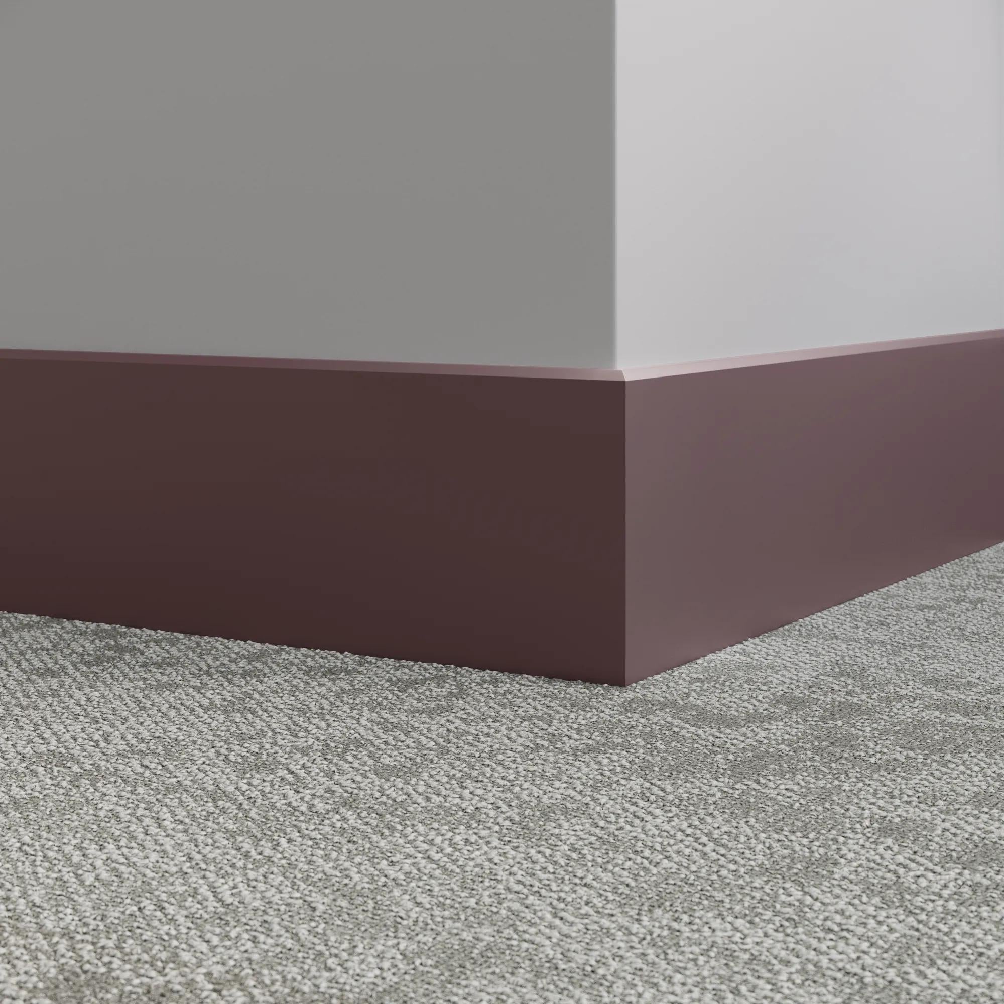 Tarkett / Johnsonite Millwork Mandalay 6" TG9 Poetry Plum 6" x 8' by 3/8" – product image showing size, style, and brand details.