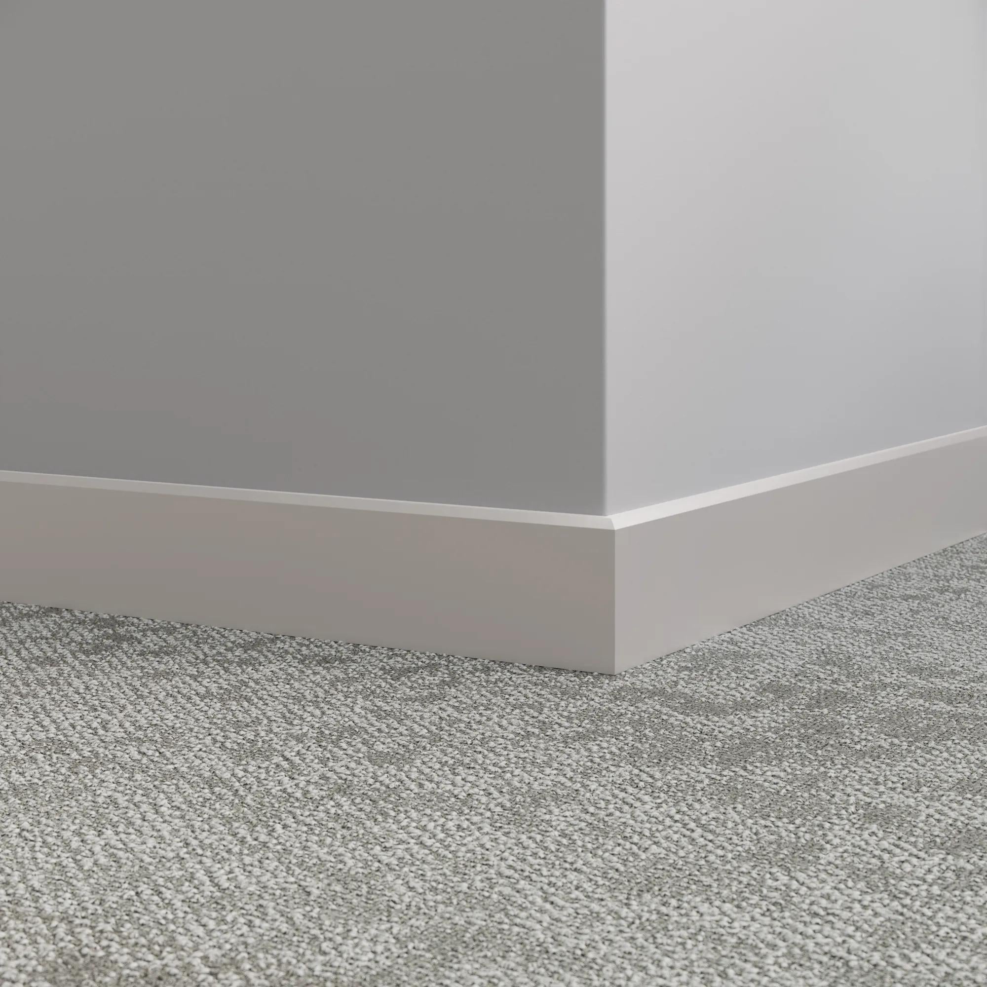 Tarkett / Johnsonite Millwork Mandalay 3" VK7 Mt Rainier 3" x 8' by 3/8" – product image showing size, style, and brand details.