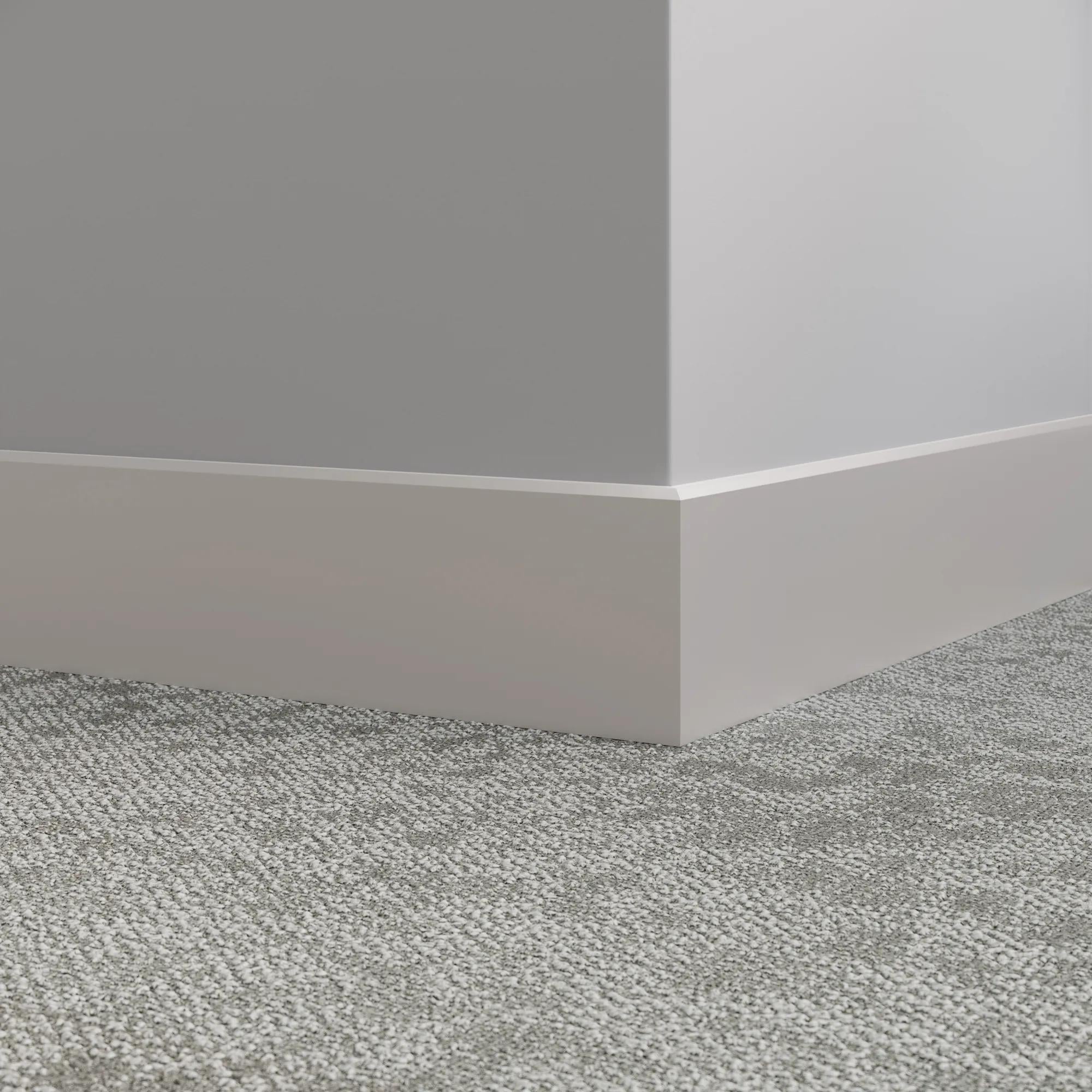 Tarkett / Johnsonite Millwork Mandalay 4-1/2" VK7 Mt Rainier 4.5" x 8' by 3/8" – product image showing size, style, and brand details.