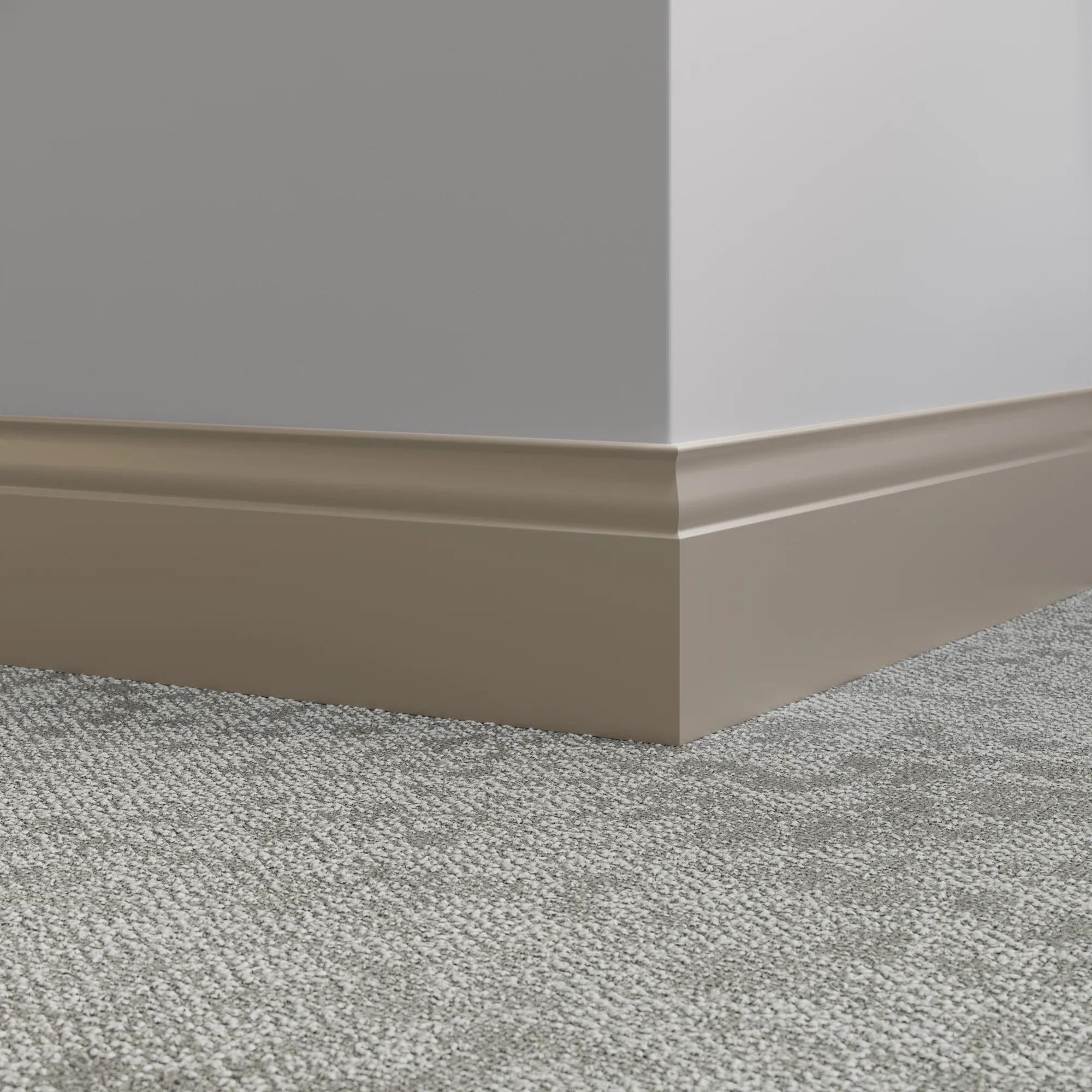 Tarkett / Johnsonite Millwork Inflection 5-1/4" VL2 Mist 5.25" x 8' by 3/8" (48 LF/box)