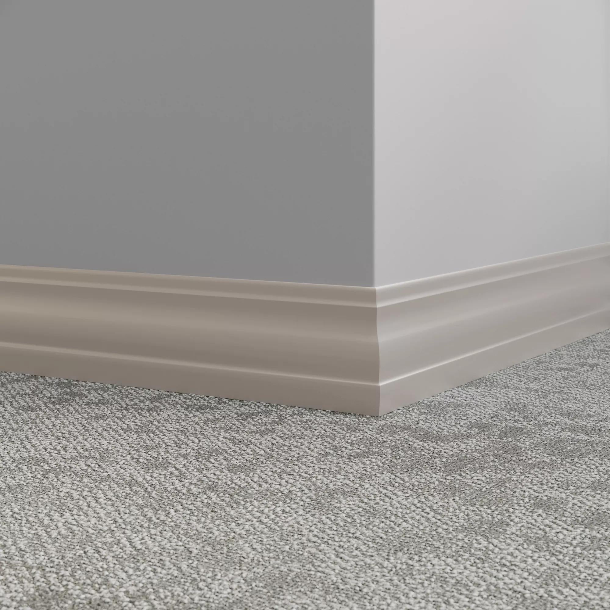 Tarkett / Johnsonite Millwork Delineate 4-1/4" VL2 Mist 4.25" x 8' by 3/8" (48 LF/box)