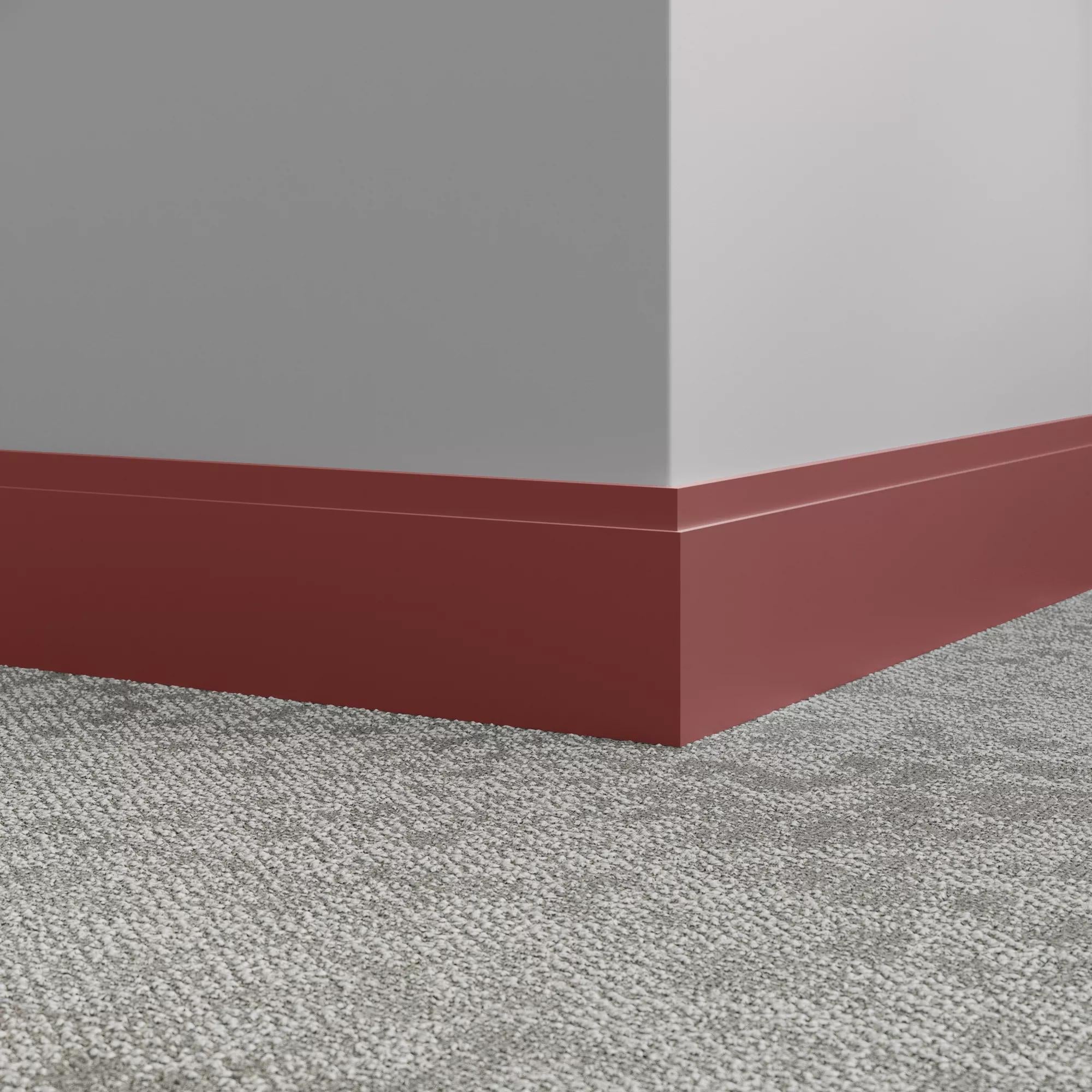 Tarkett / Johnsonite Millwork Equinox 4-1/2" VL7 Sailor Red 4.5" x 8' by 3/8" (40 LF/box)