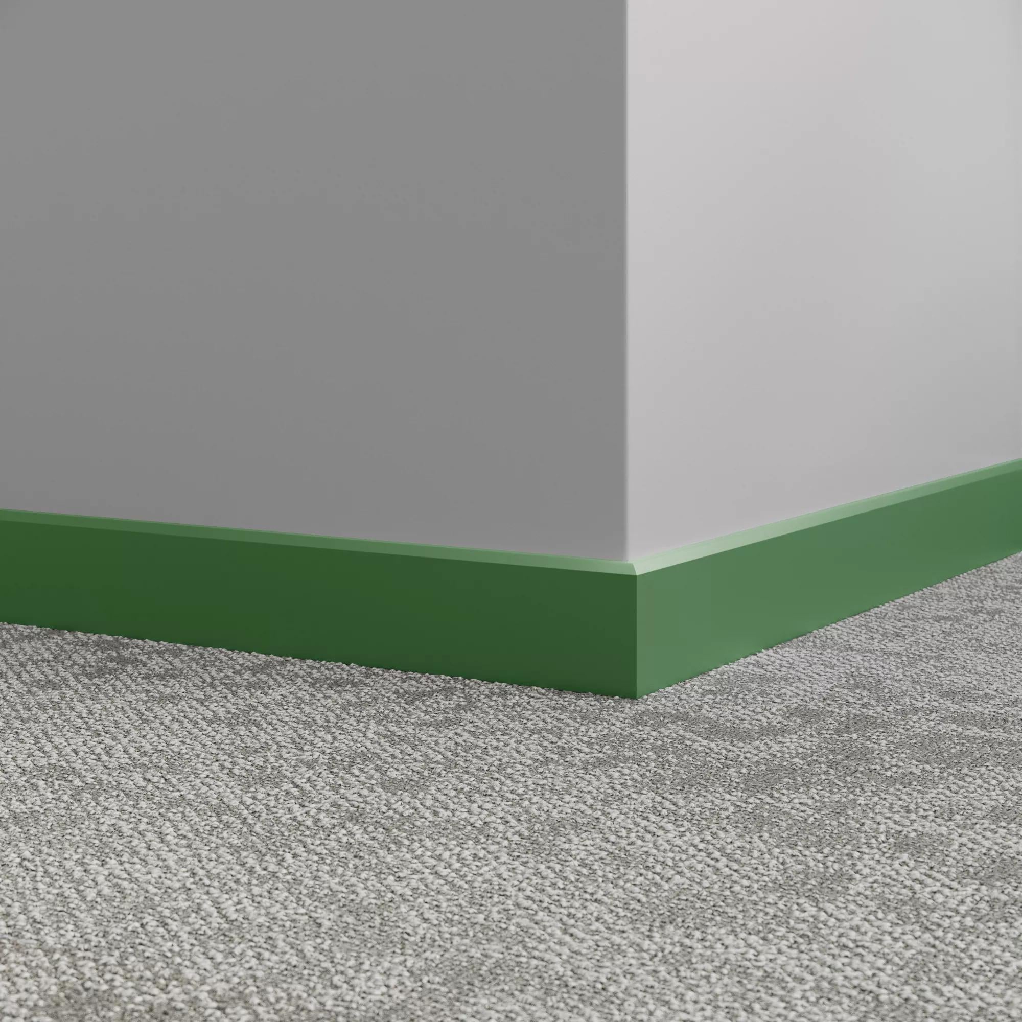 Tarkett / Johnsonite Millwork Mandalay 2-1/2" VL8 Grinch 2.5" x 8' by 3/8" – product image showing size, style, and brand details.