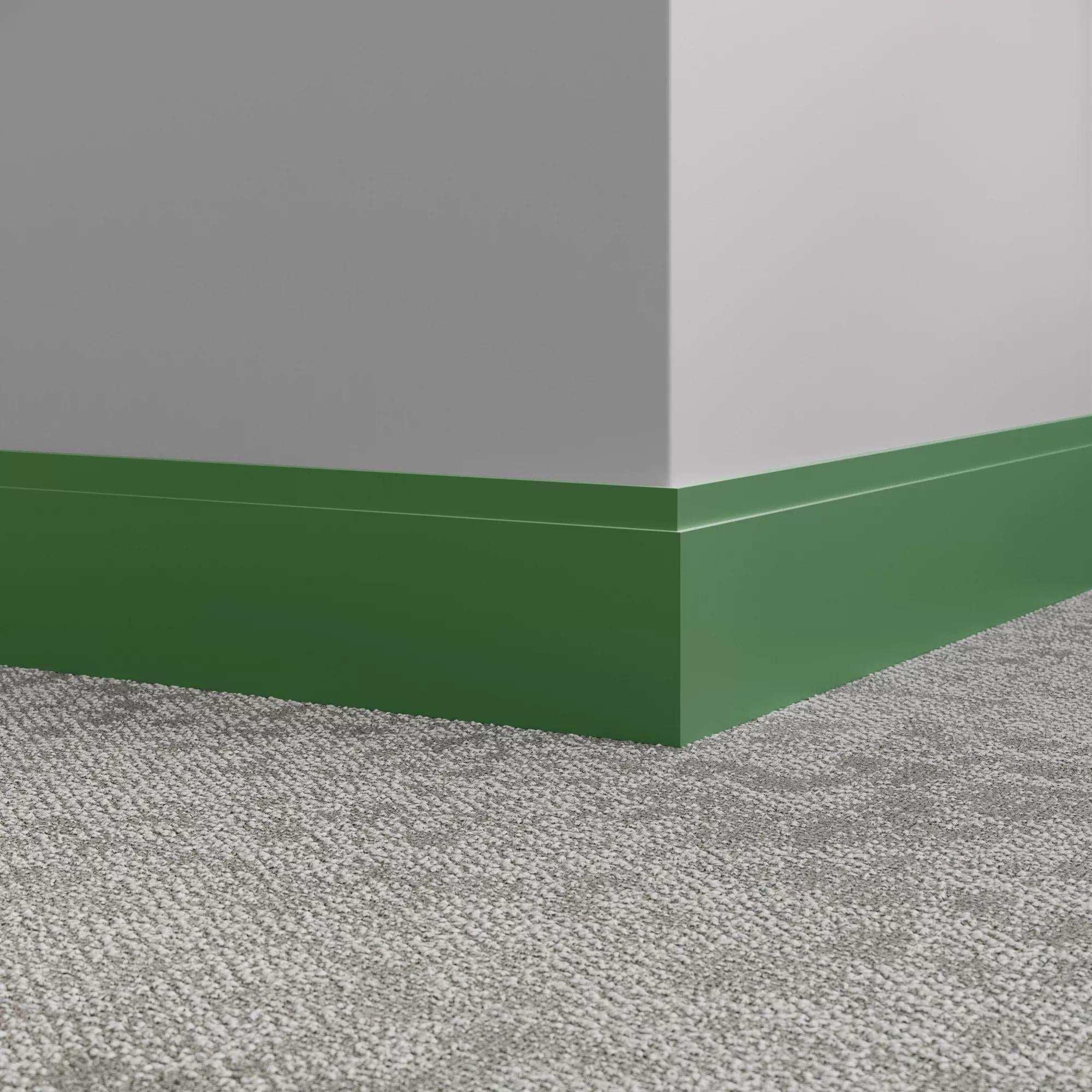 Tarkett / Johnsonite Millwork Equinox 4-1/2" VL8 Grinch 4.5" x 8' by 3/8" (40 LF/box)