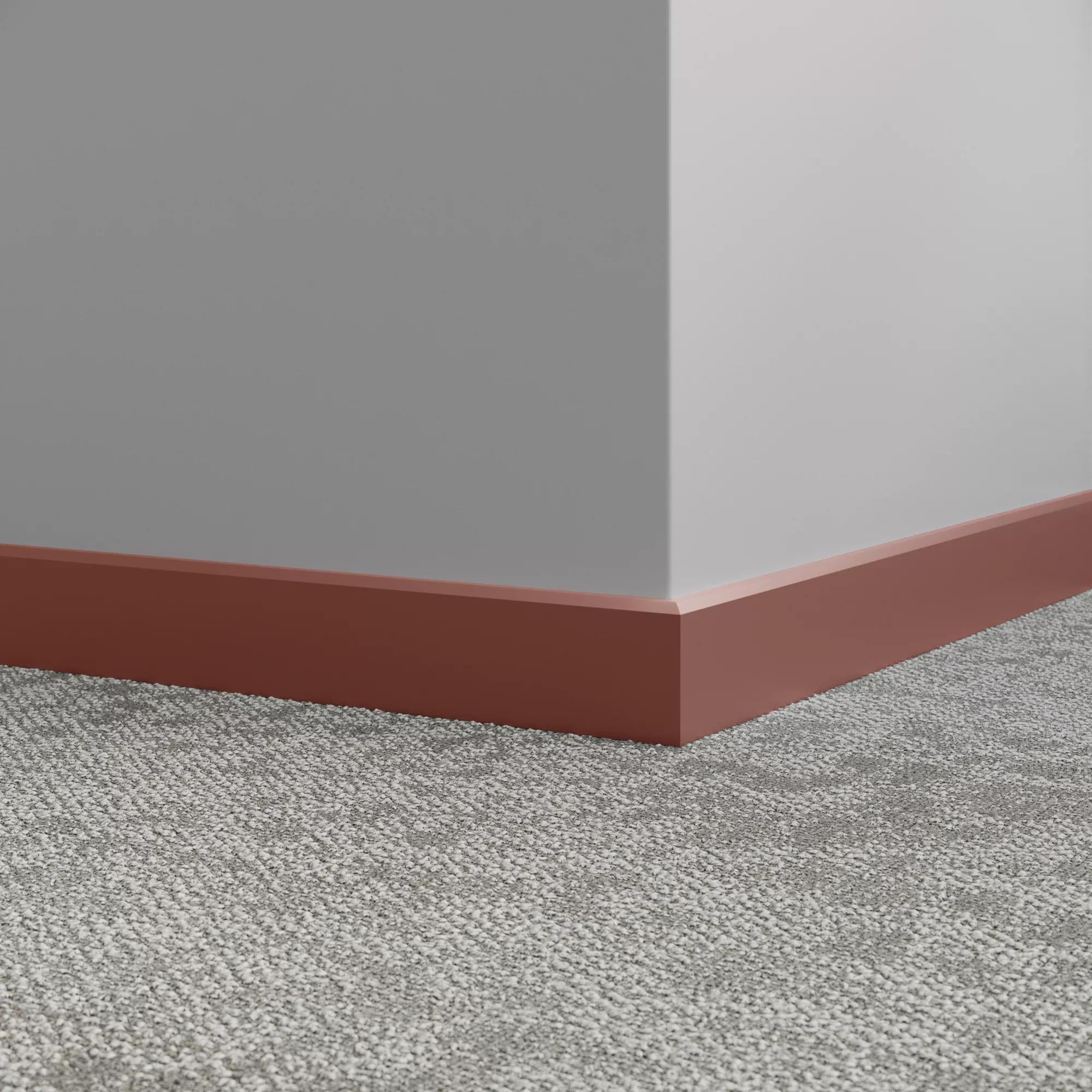Tarkett / Johnsonite Millwork Mandalay 2-1/2" VL9 Clay 2.5" x 8' by 3/8" (40 LF/box)