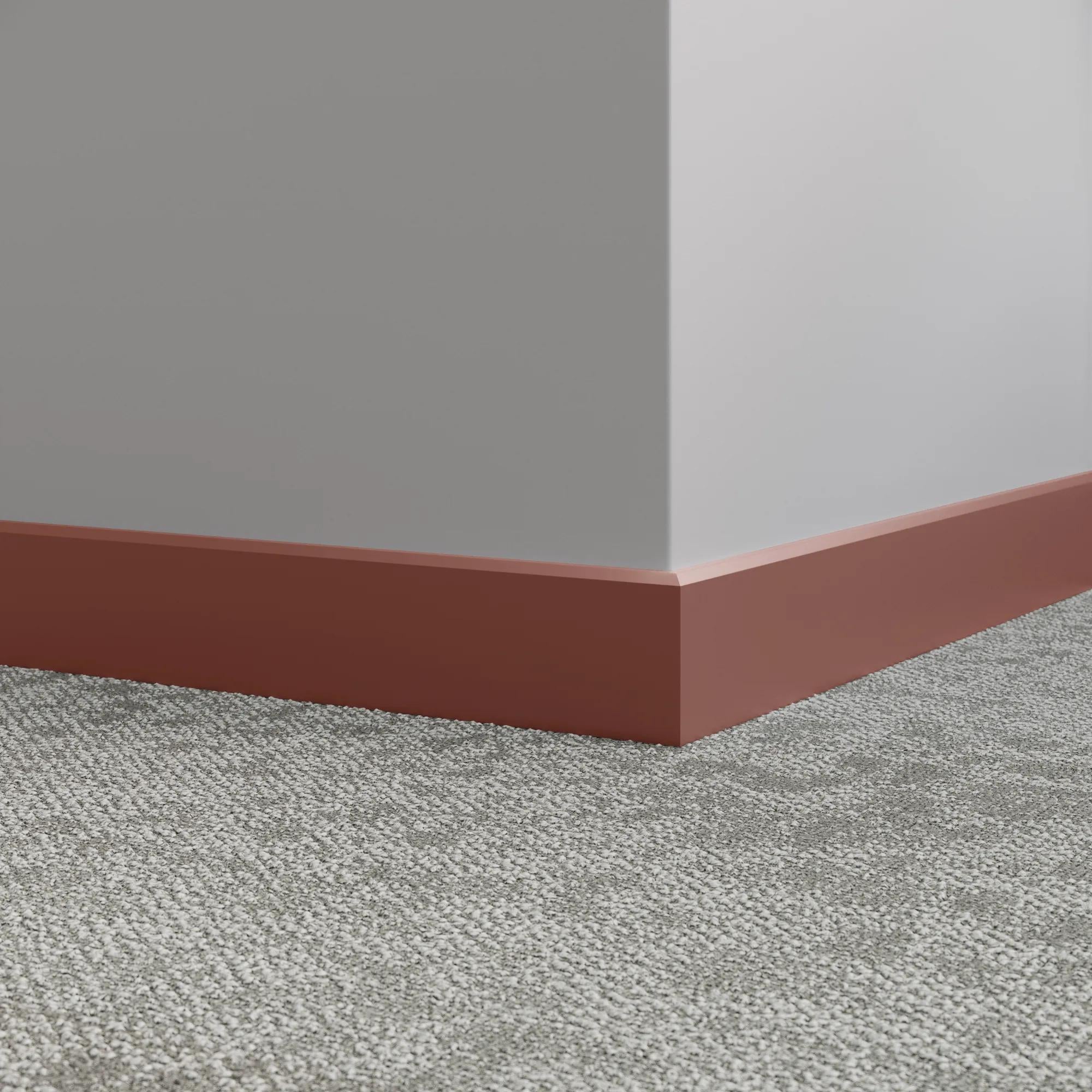 Tarkett / Johnsonite Millwork Mandalay 4-1/2" VL9 Clay 4.5" x 8' by 3/8" – product image showing size, style, and brand details.