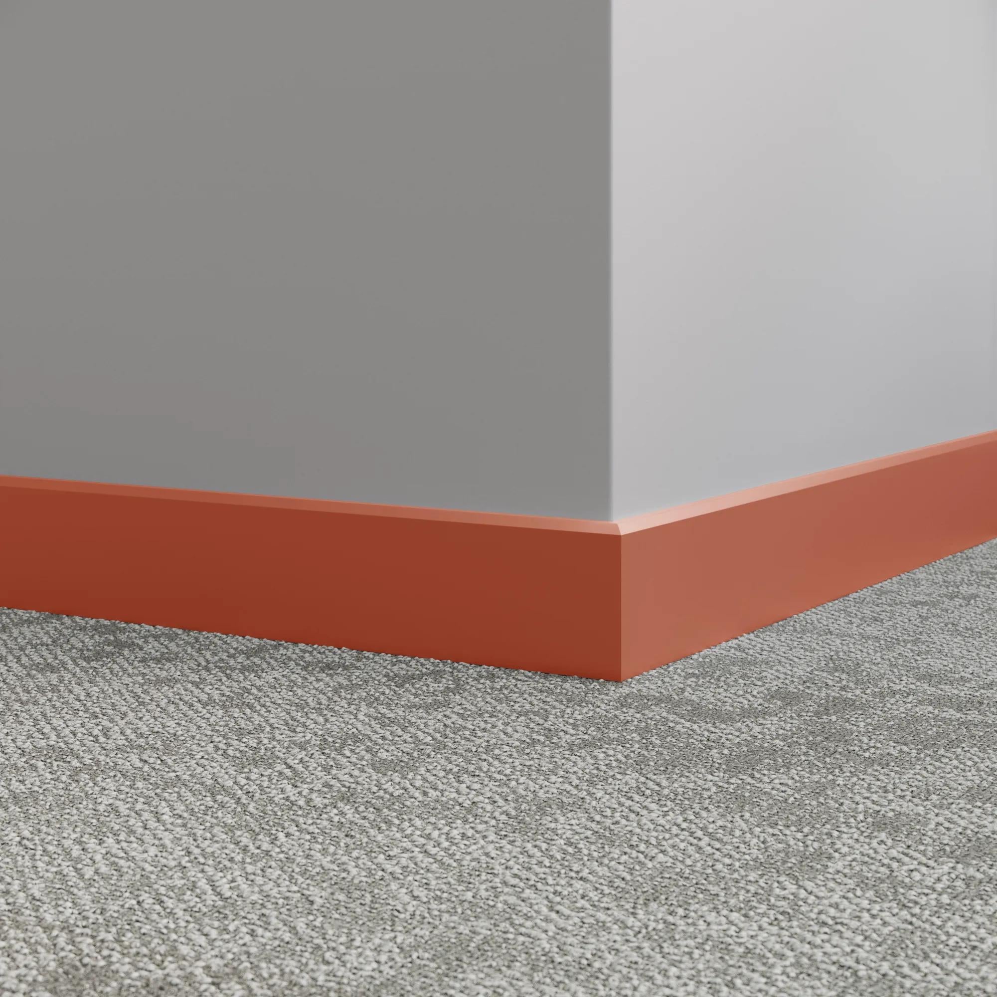 Tarkett / Johnsonite Millwork Mandalay 6" VM1 Spice 6" x 8' by 3/8" – product image showing size, style, and brand details.